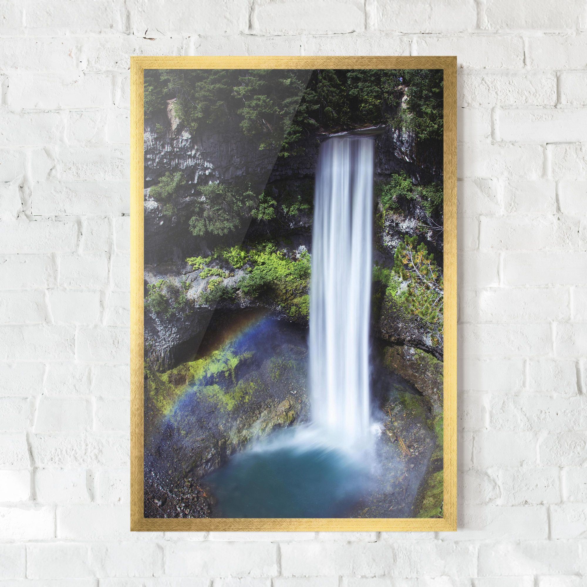 Pretty Rainbow Waterfall mockup 0