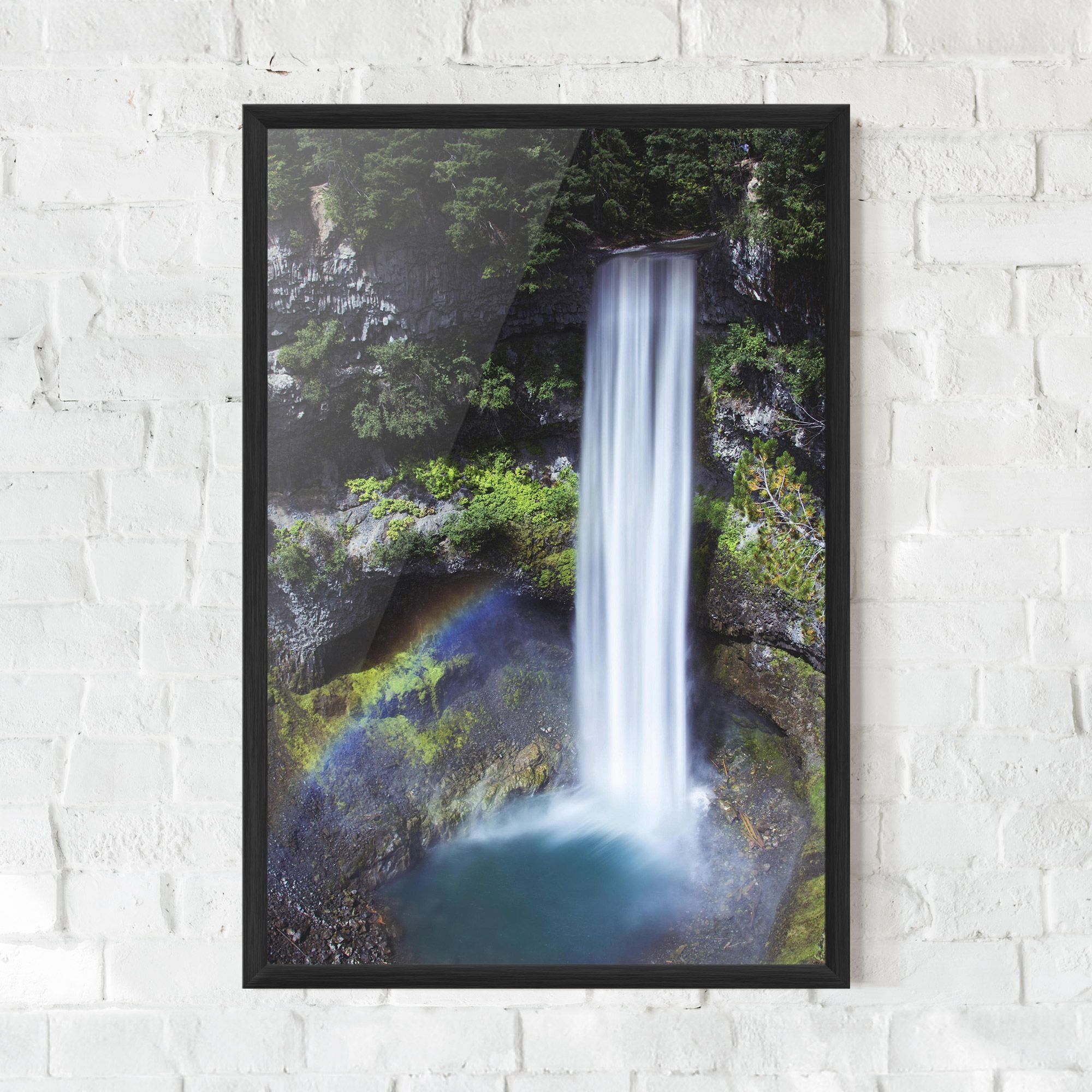 Pretty Rainbow Waterfall mockup 0