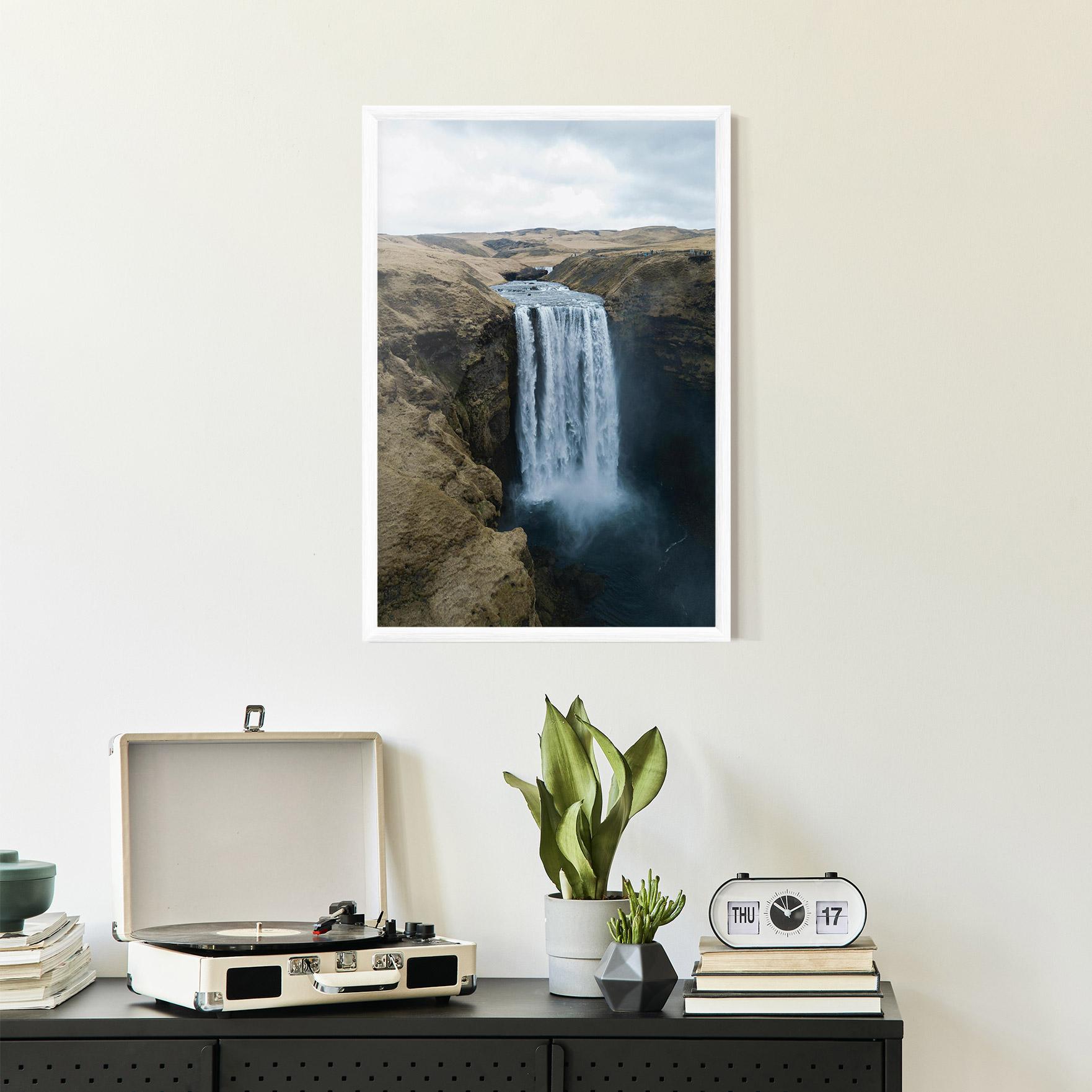 Gerahmte Poster Desert Vibe Waterfall mockup 2