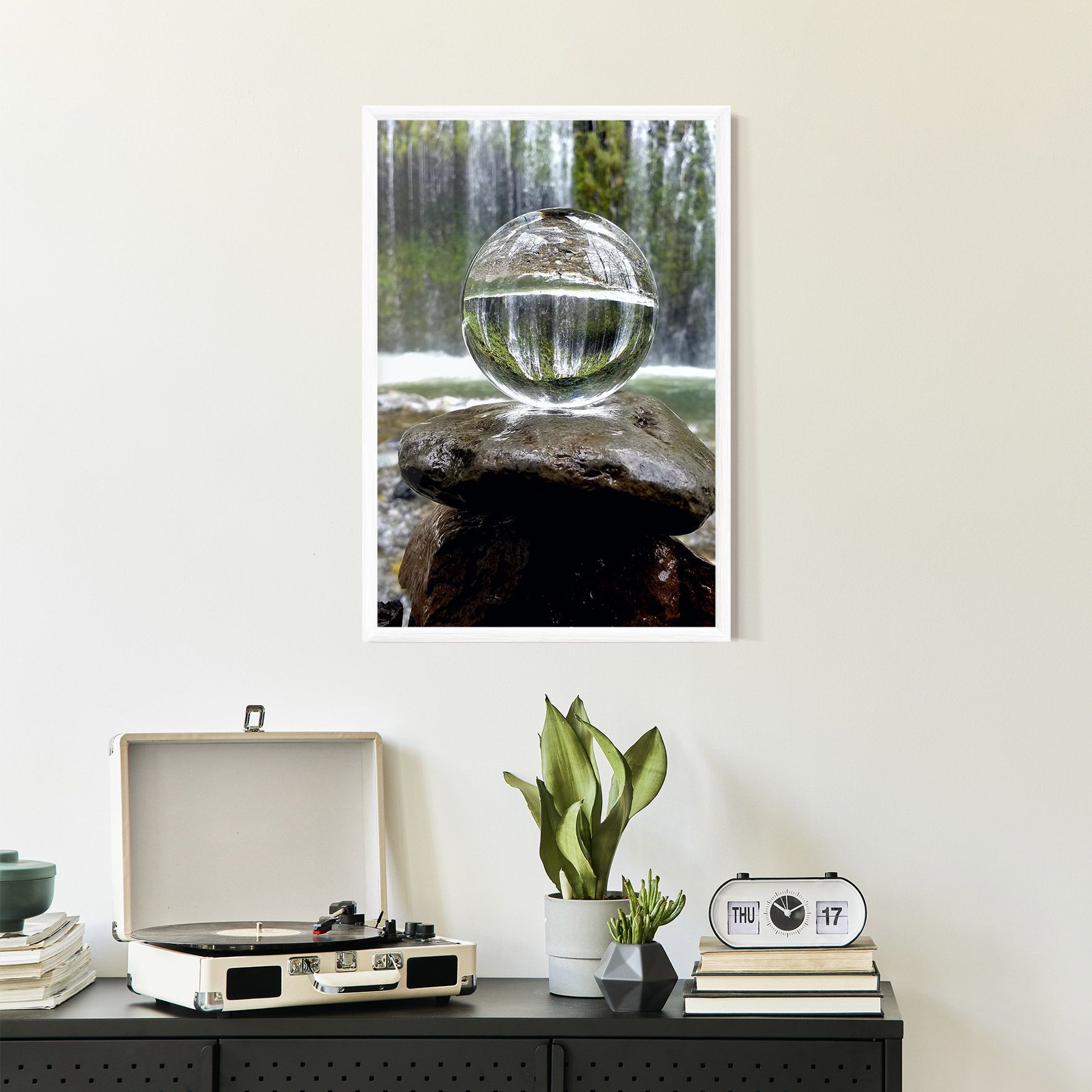 Waterfall Sphere mockup 2