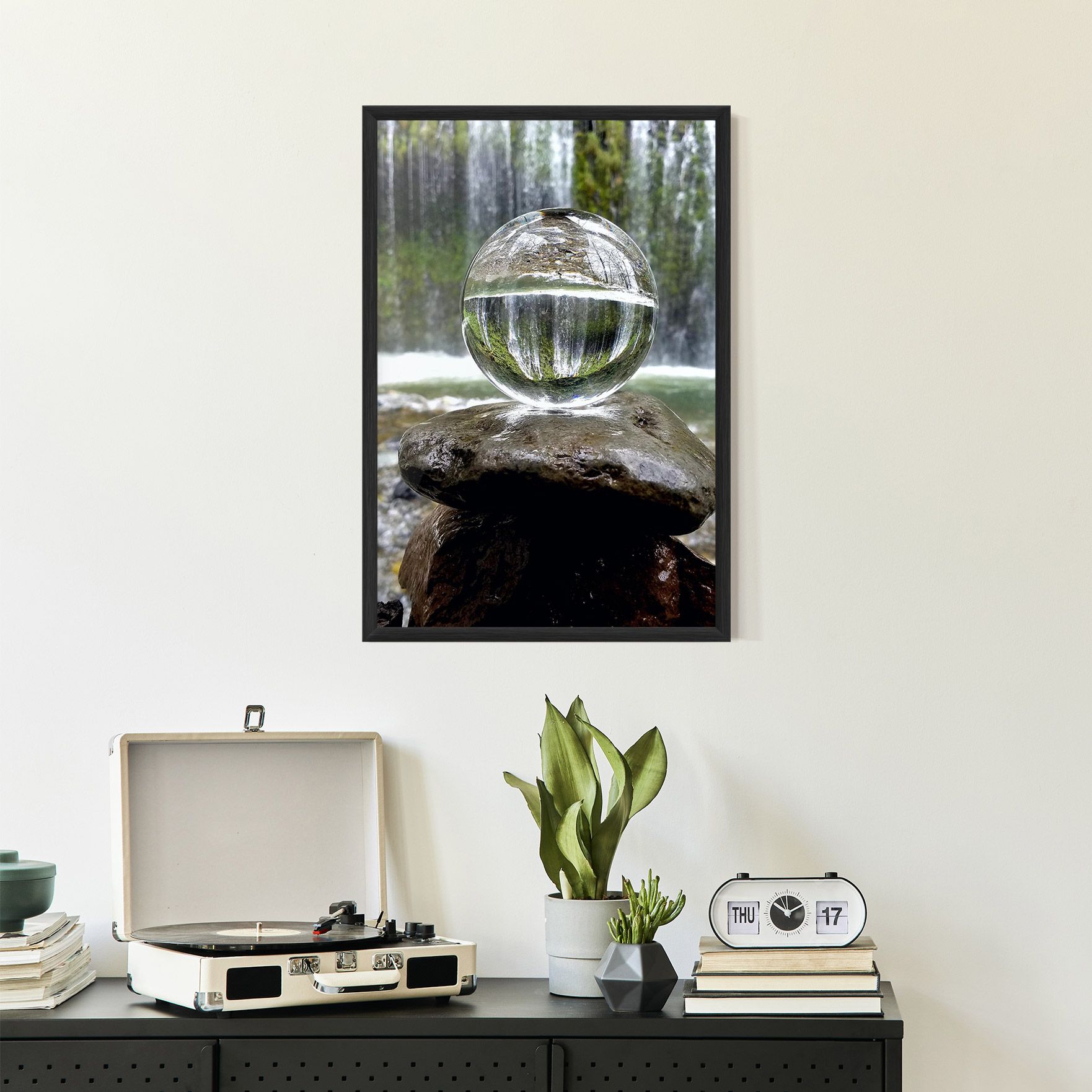 Waterfall Sphere mockup 2