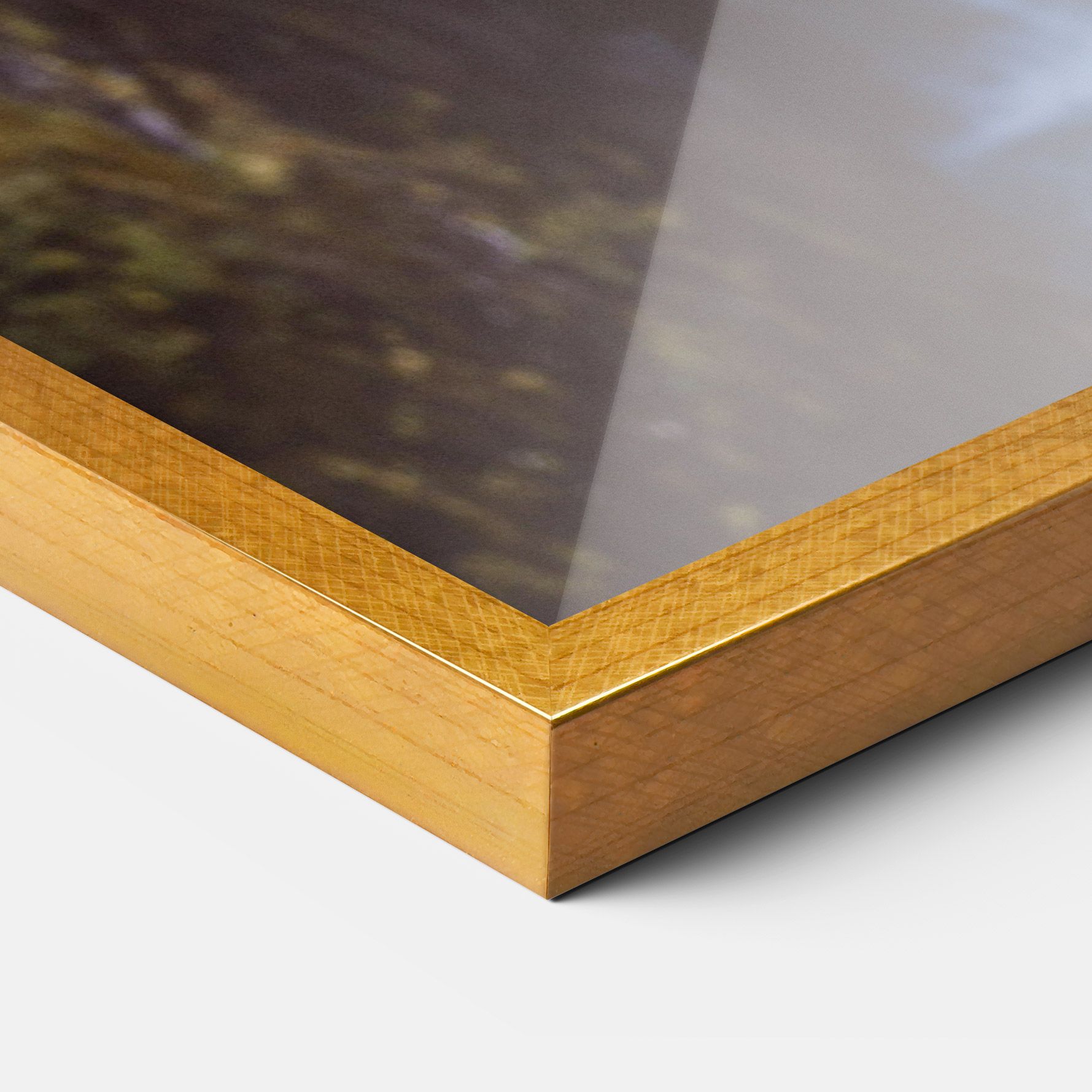 Waterfall Bringe Red Leaves mockup 3