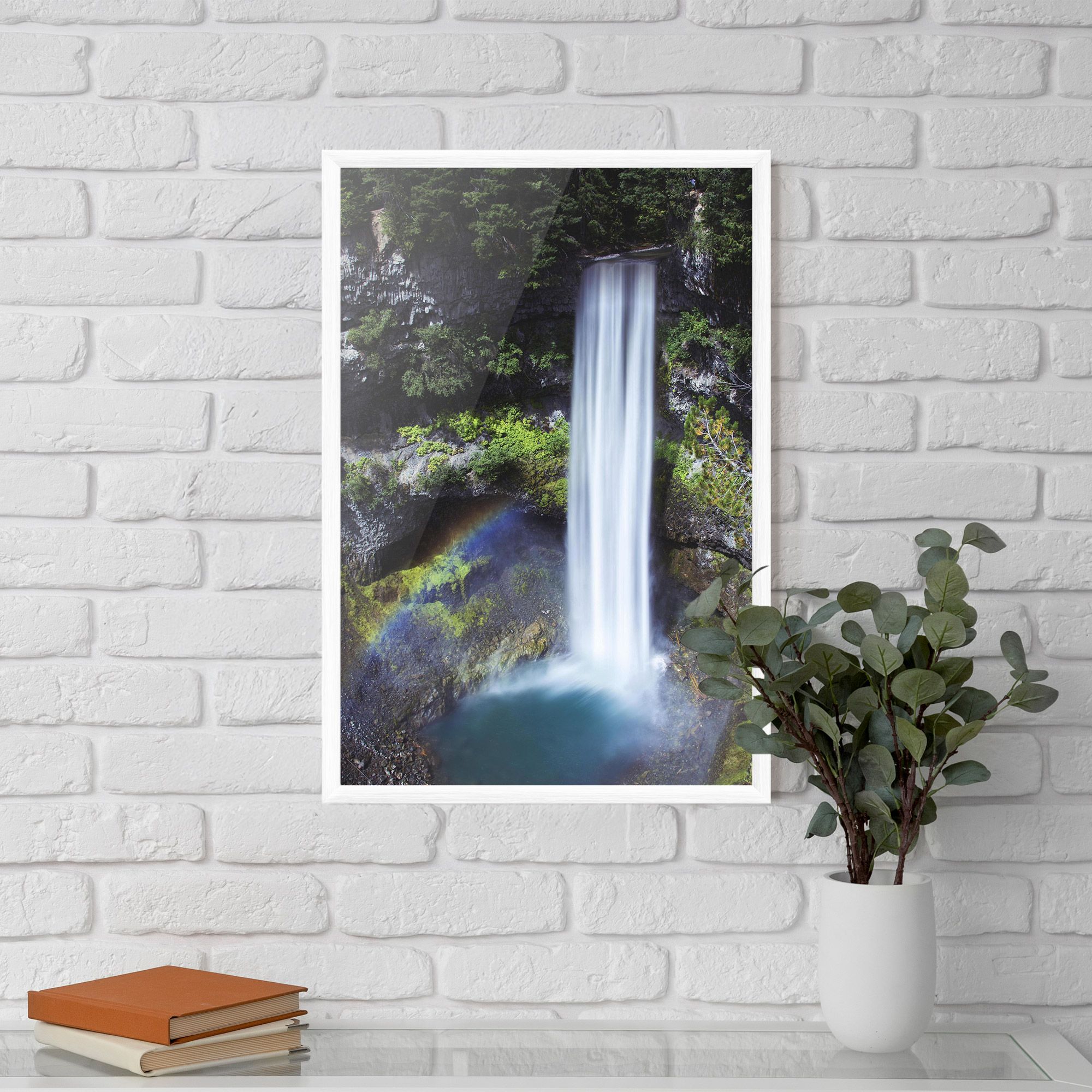 Pretty Rainbow Waterfall mockup 5