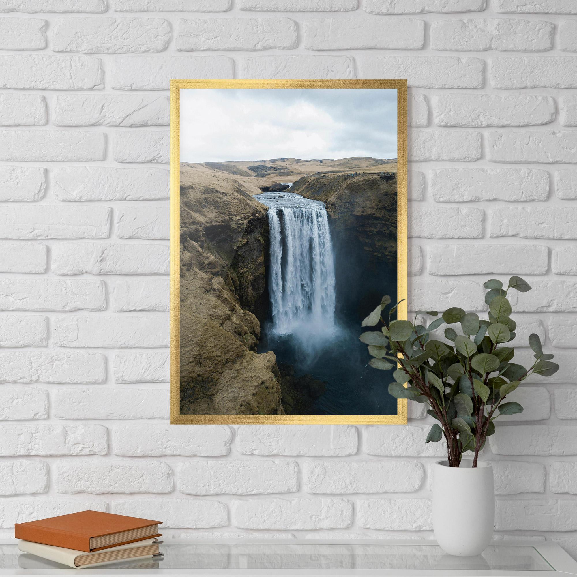 Gerahmte Poster Desert Vibe Waterfall mockup 5