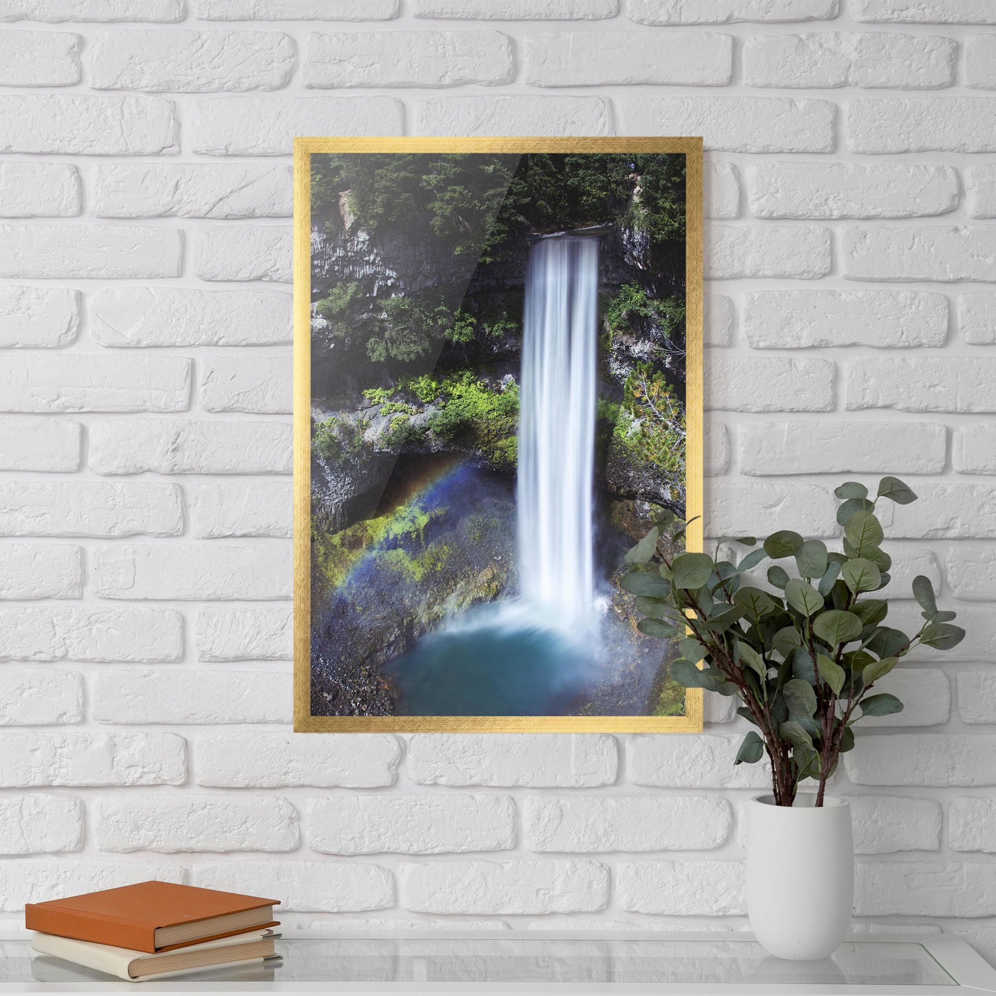 Pretty Rainbow Waterfall mockup 5