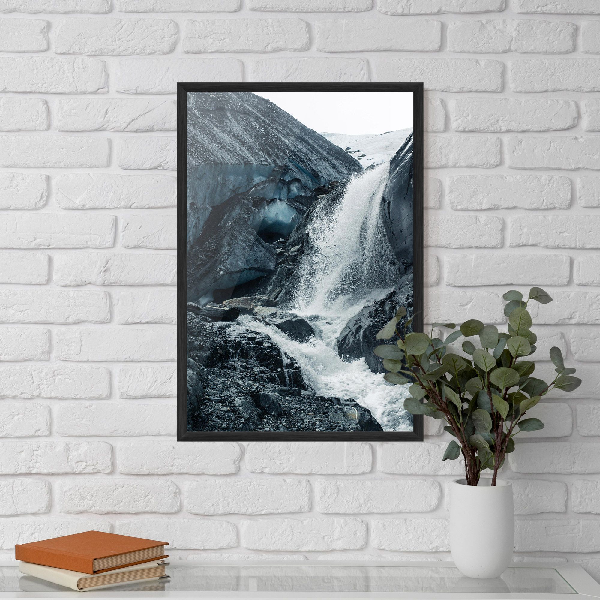 Blue Rocks Waterfall mockup 5