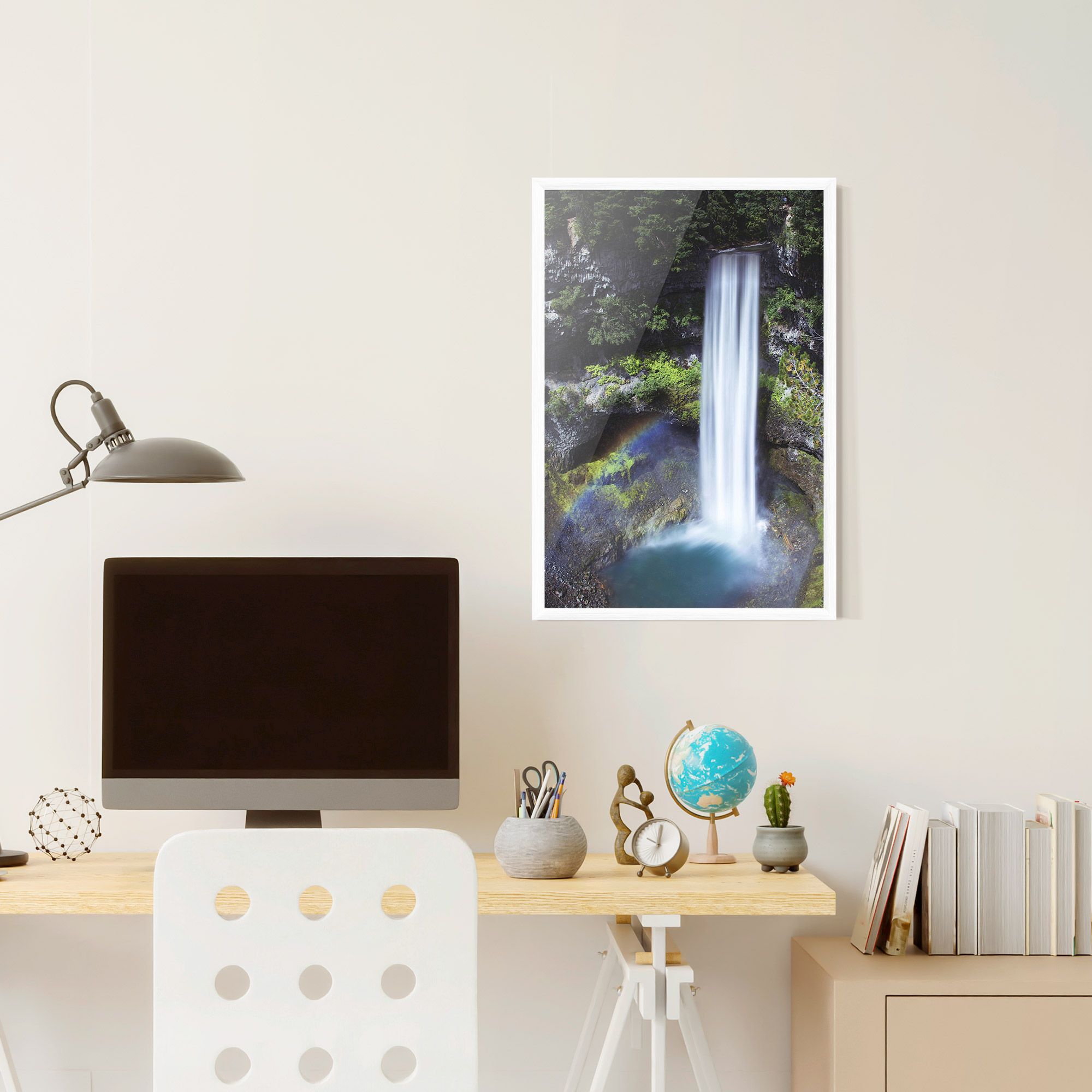 Pretty Rainbow Waterfall mockup 6