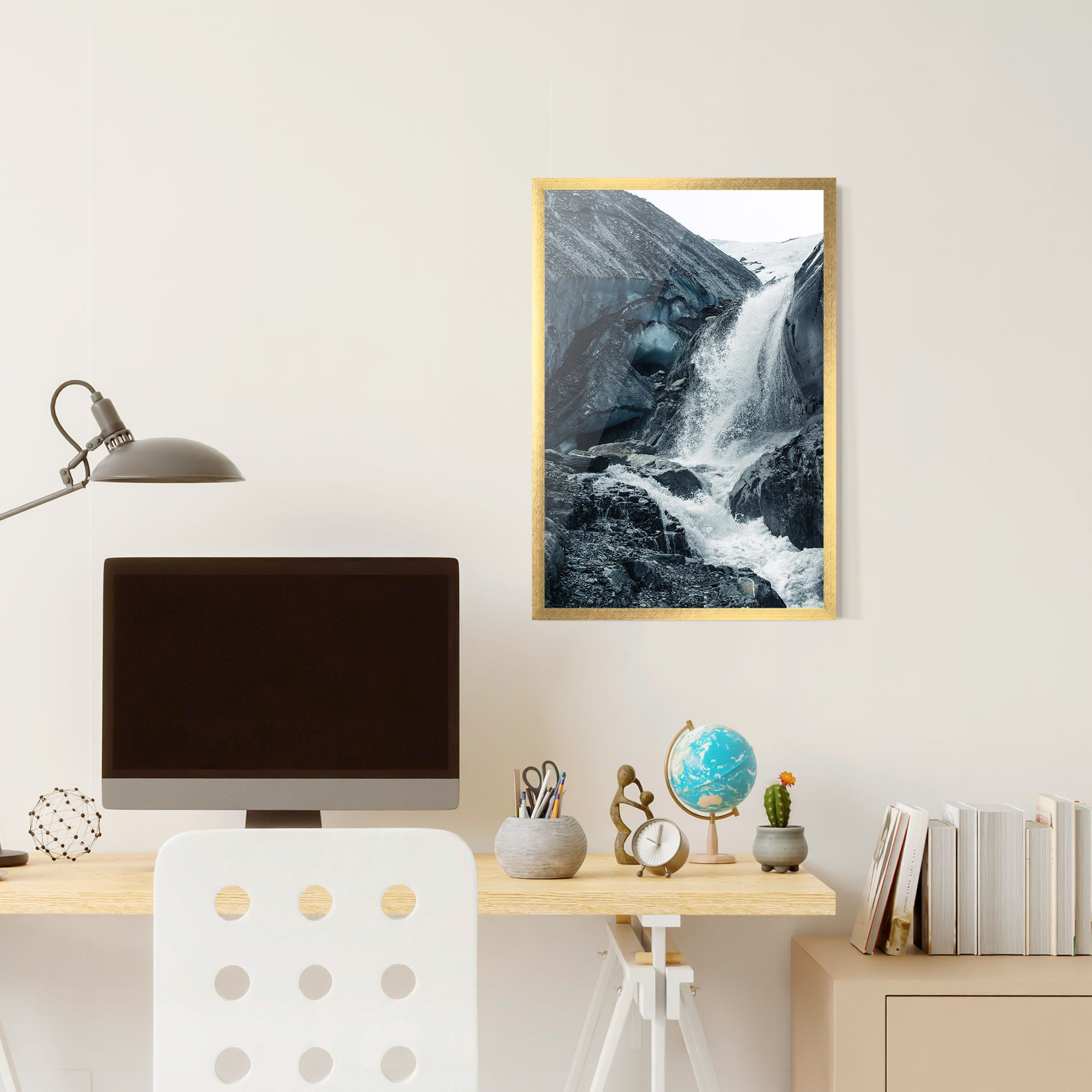 Blue Rocks Waterfall mockup 6