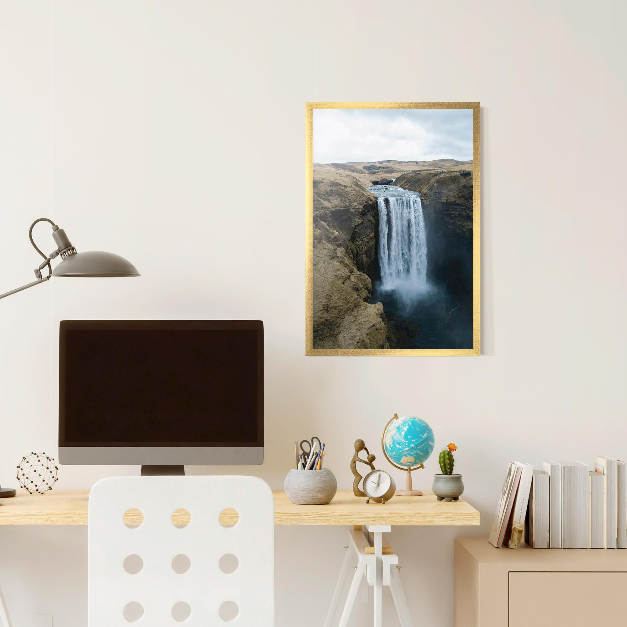 Gerahmte Poster Desert Vibe Waterfall mockup 6