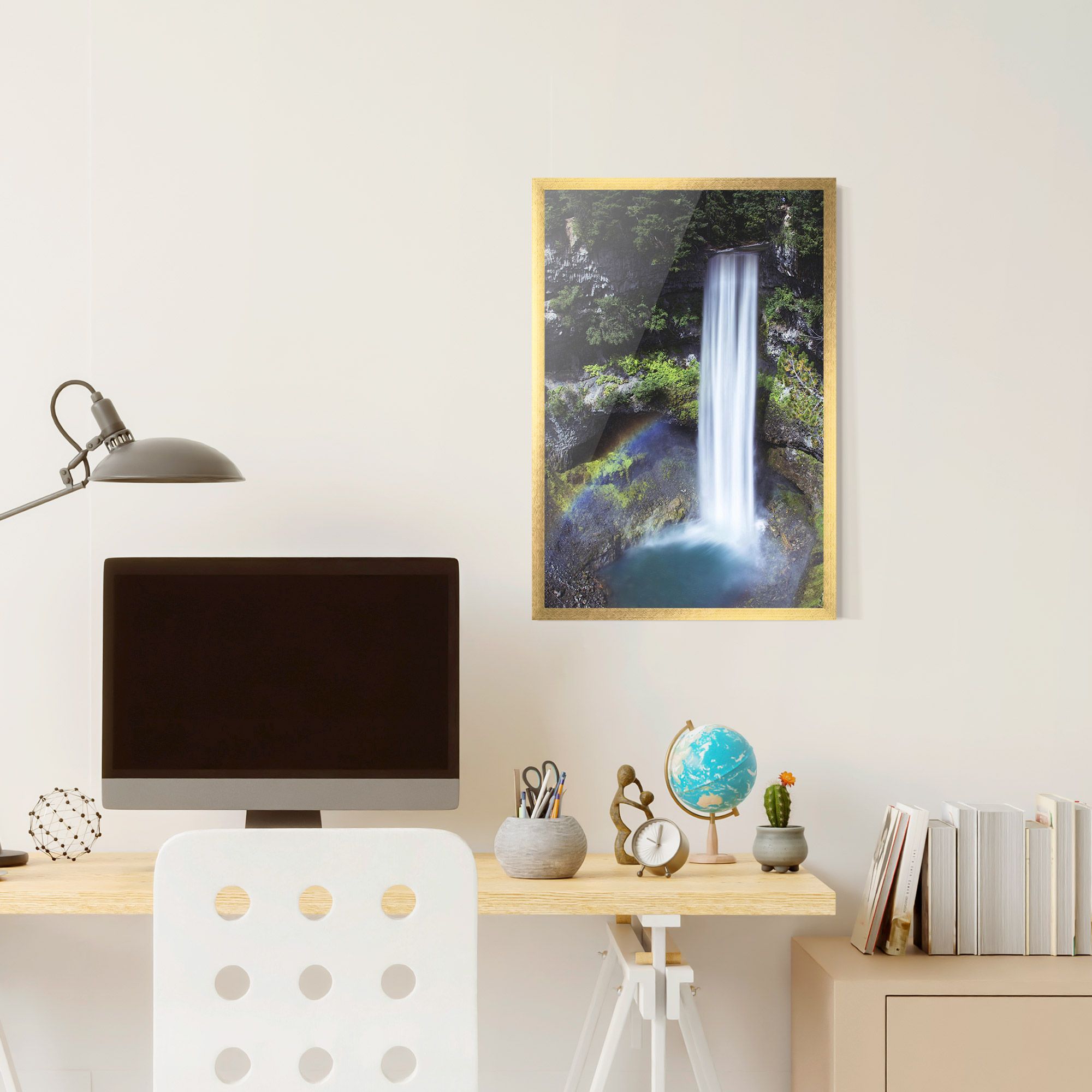 Pretty Rainbow Waterfall mockup 6