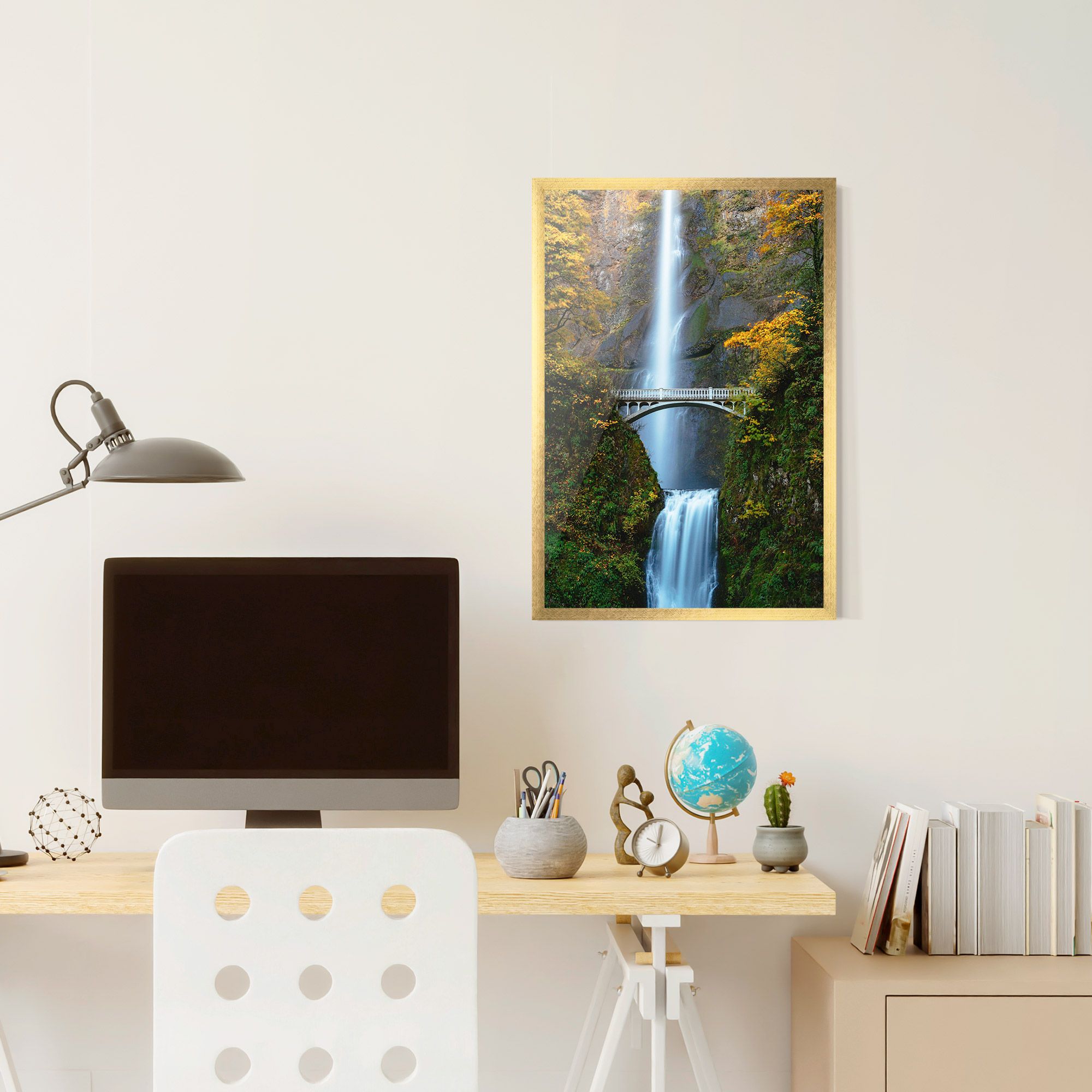 Yellow Leaves Bridge mockup 6