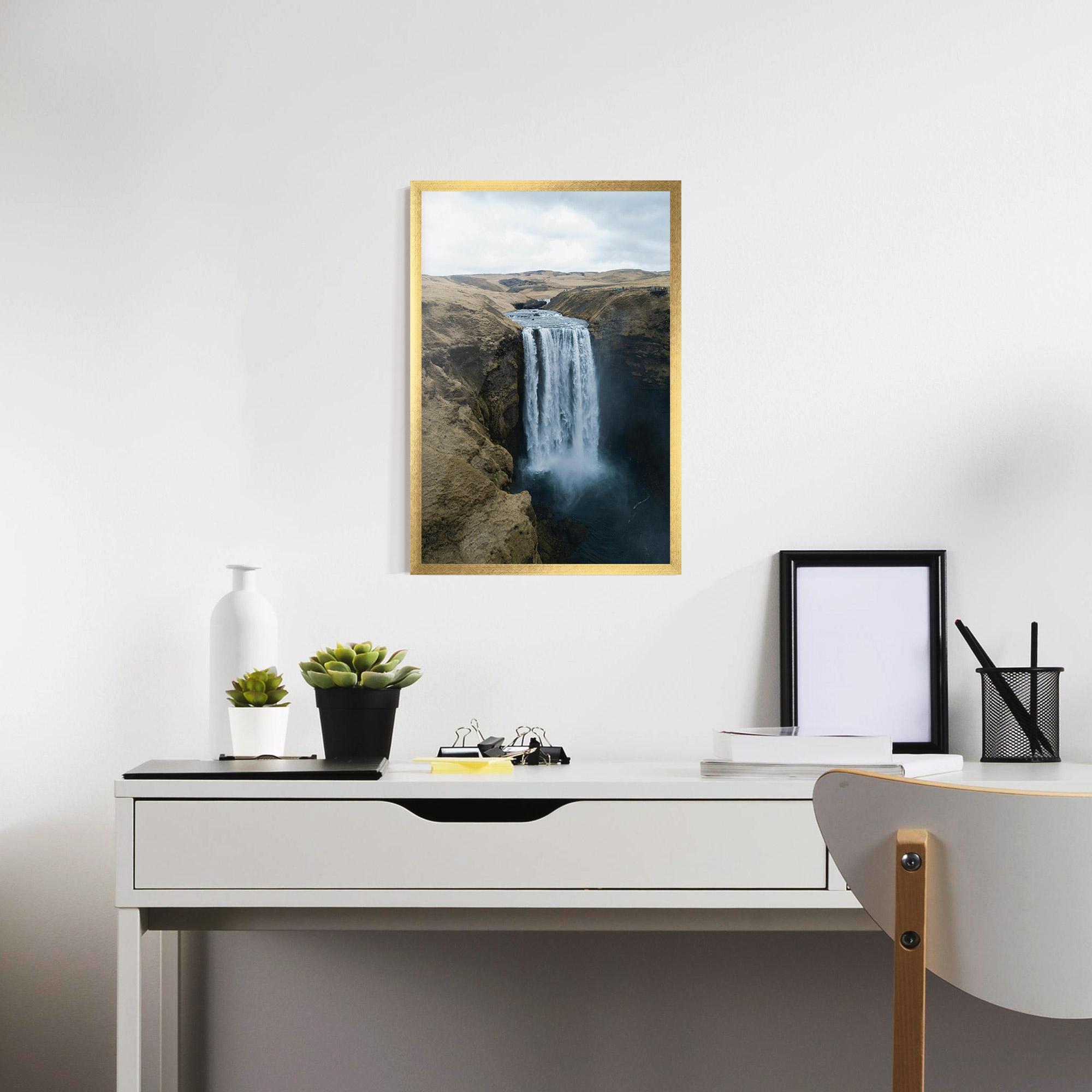 Gerahmte Poster Desert Vibe Waterfall mockup 7