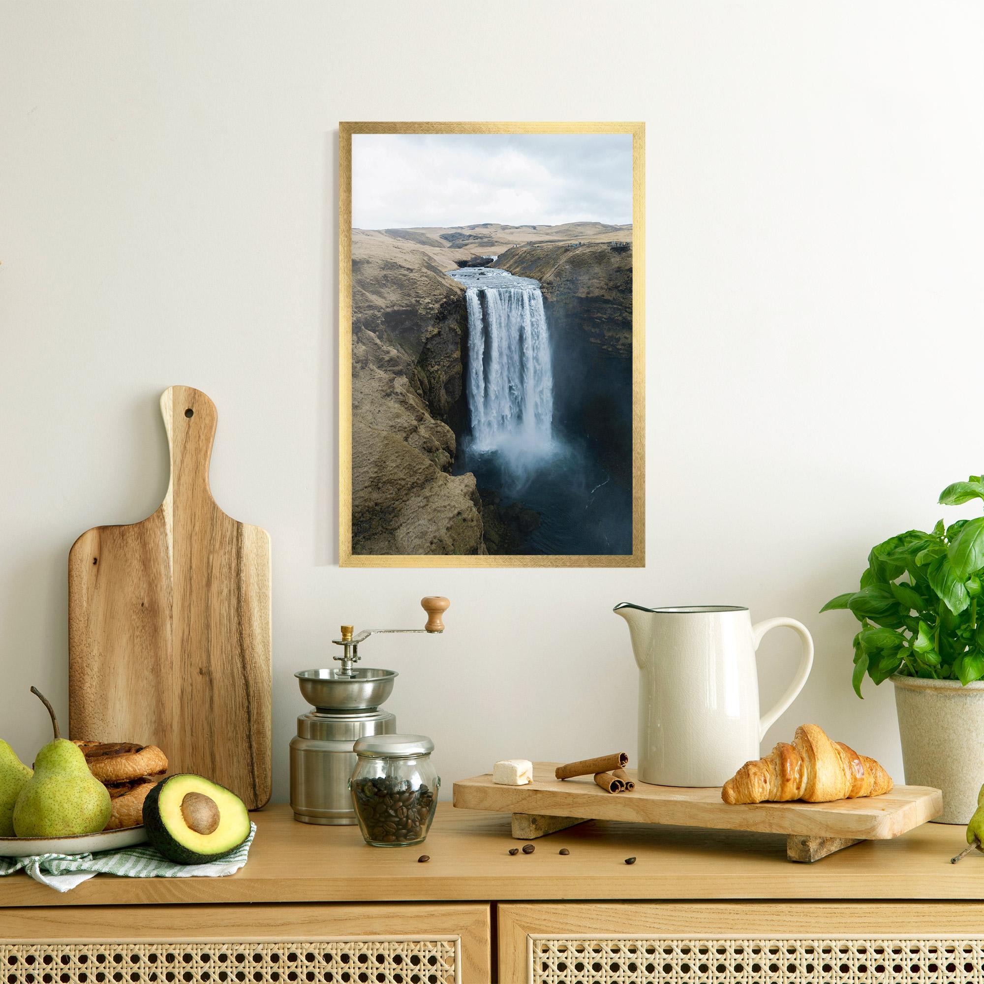Gerahmte Poster Desert Vibe Waterfall mockup 8