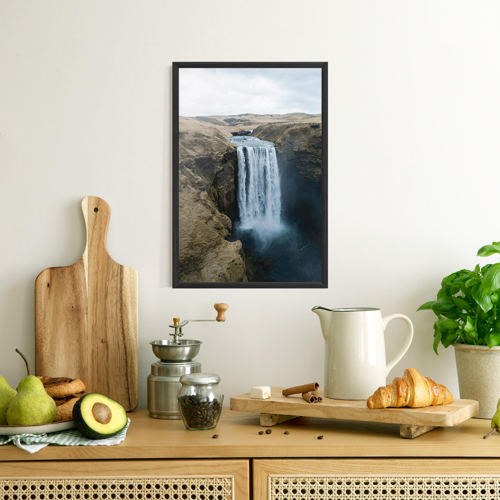 Gerahmte Poster Desert Vibe Waterfall mockup 8