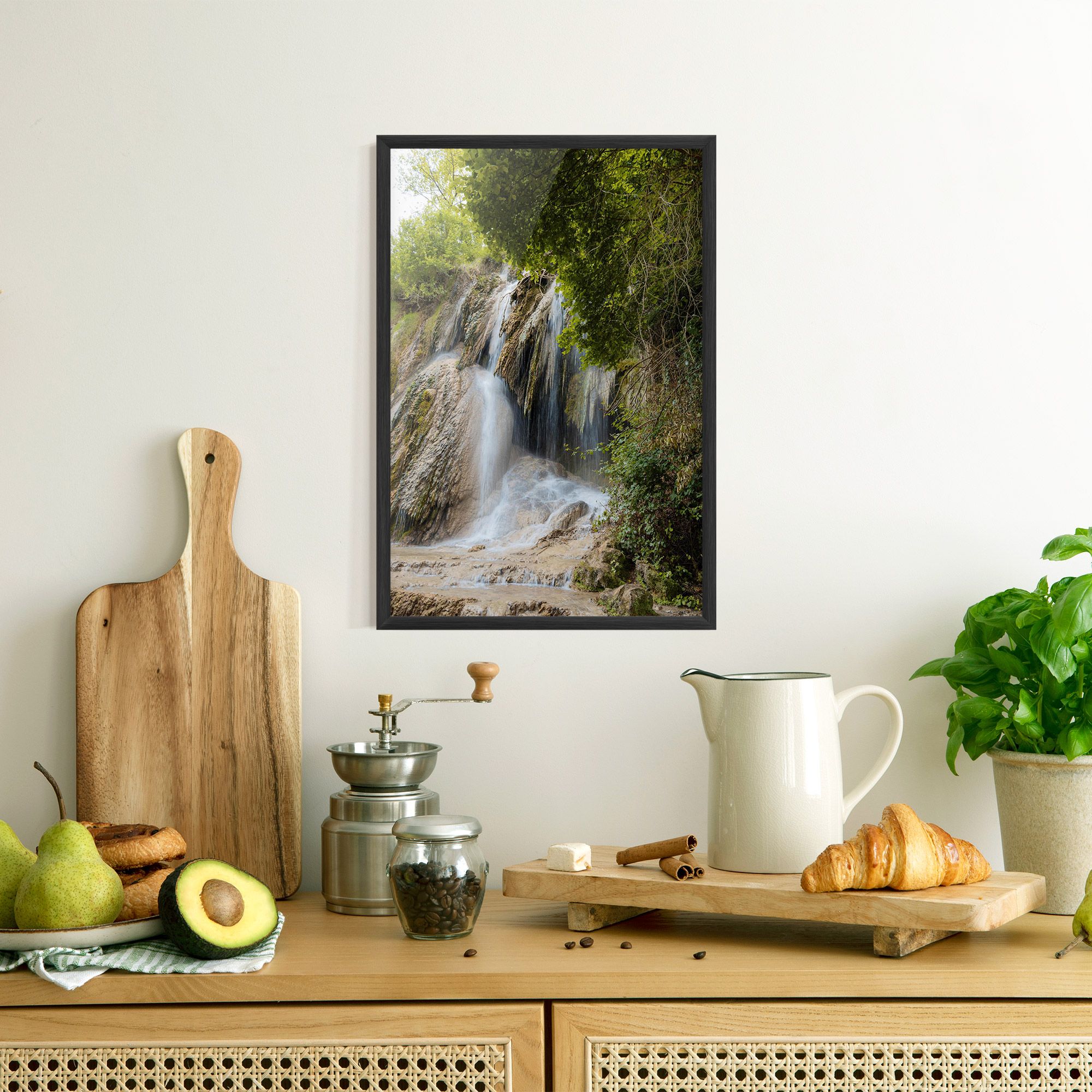 Forest Waterfall View mockup 8