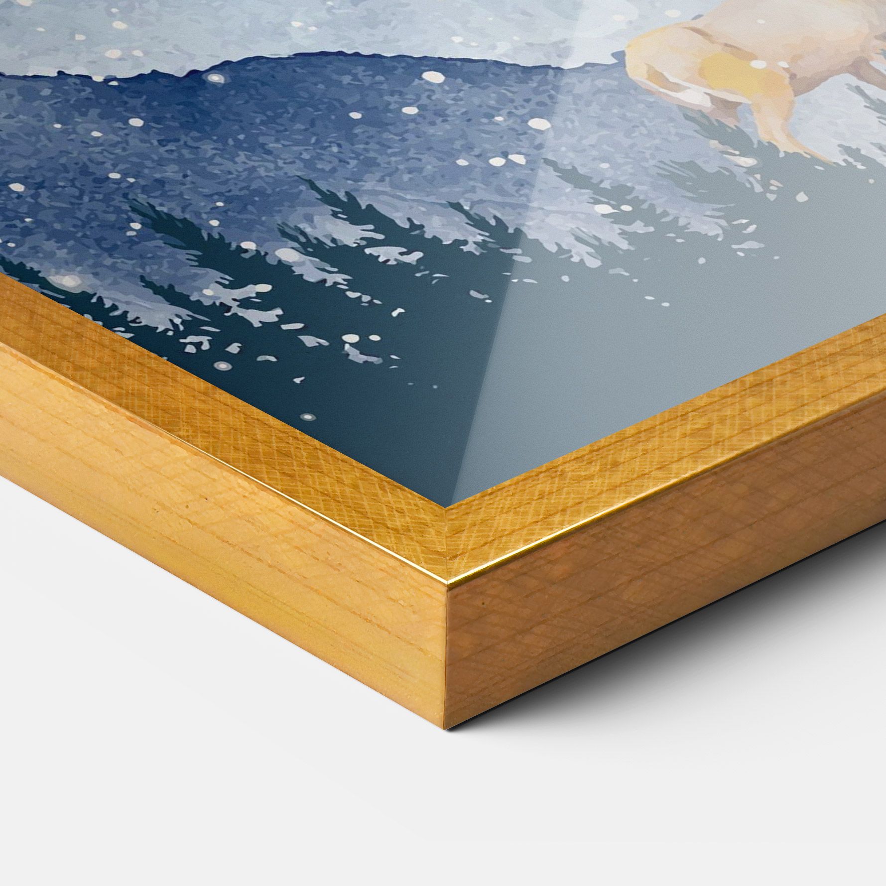 Winter Deers mockup 3