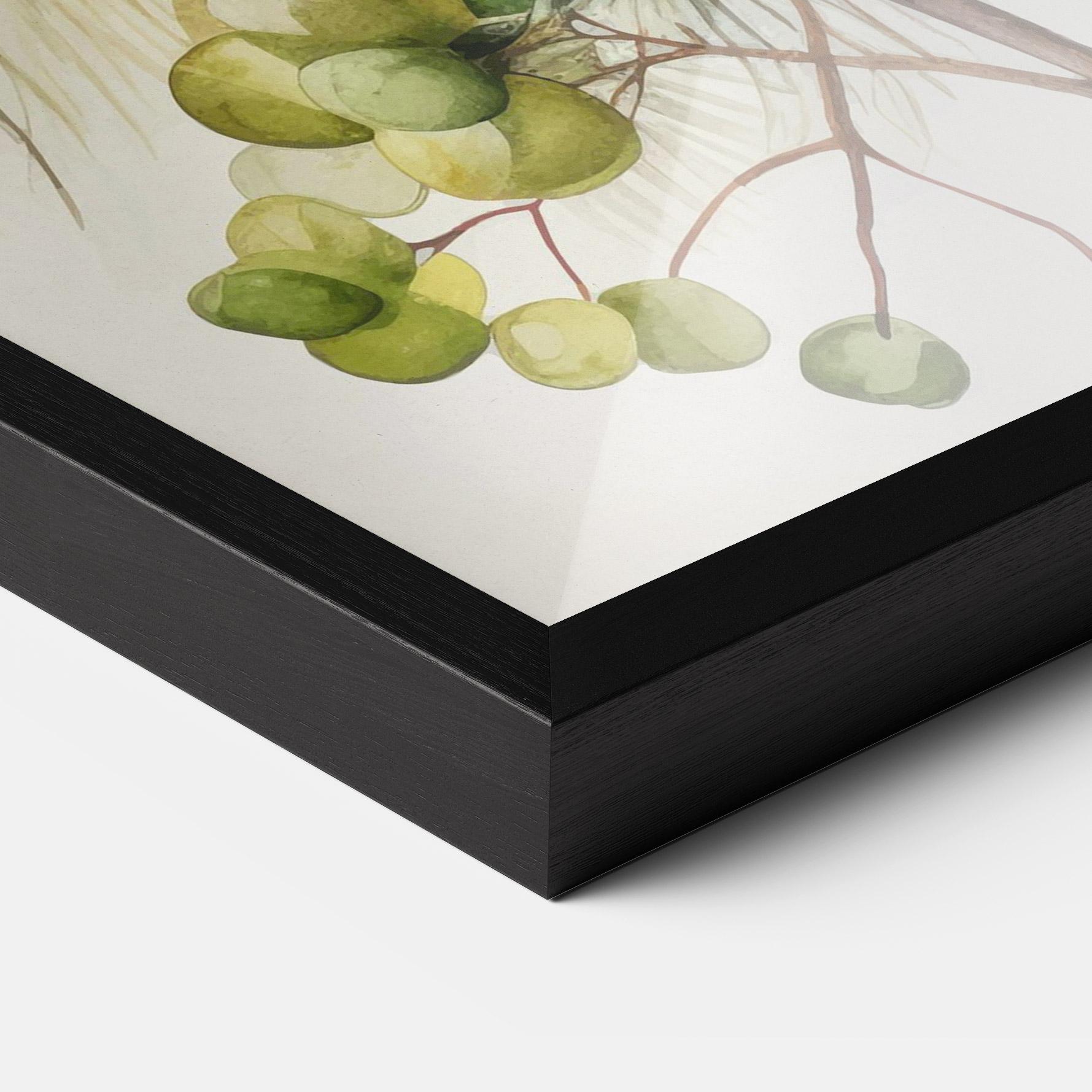 Gerahmte Poster Brown Cones mockup 3