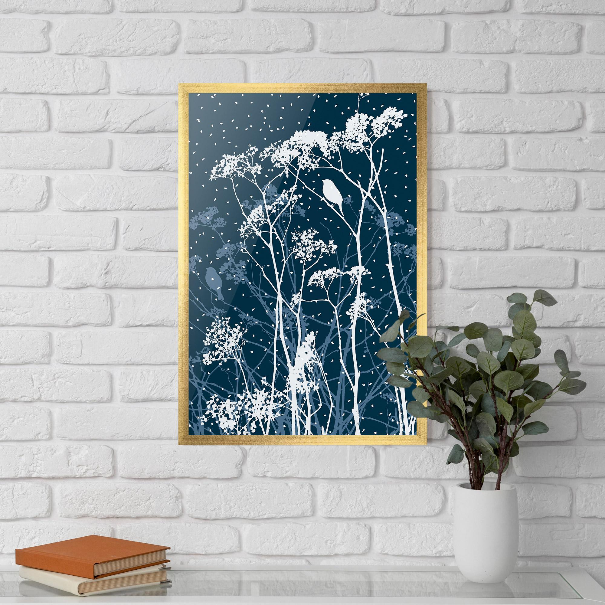 Gerahmte Poster Meadow Flowers mockup 5
