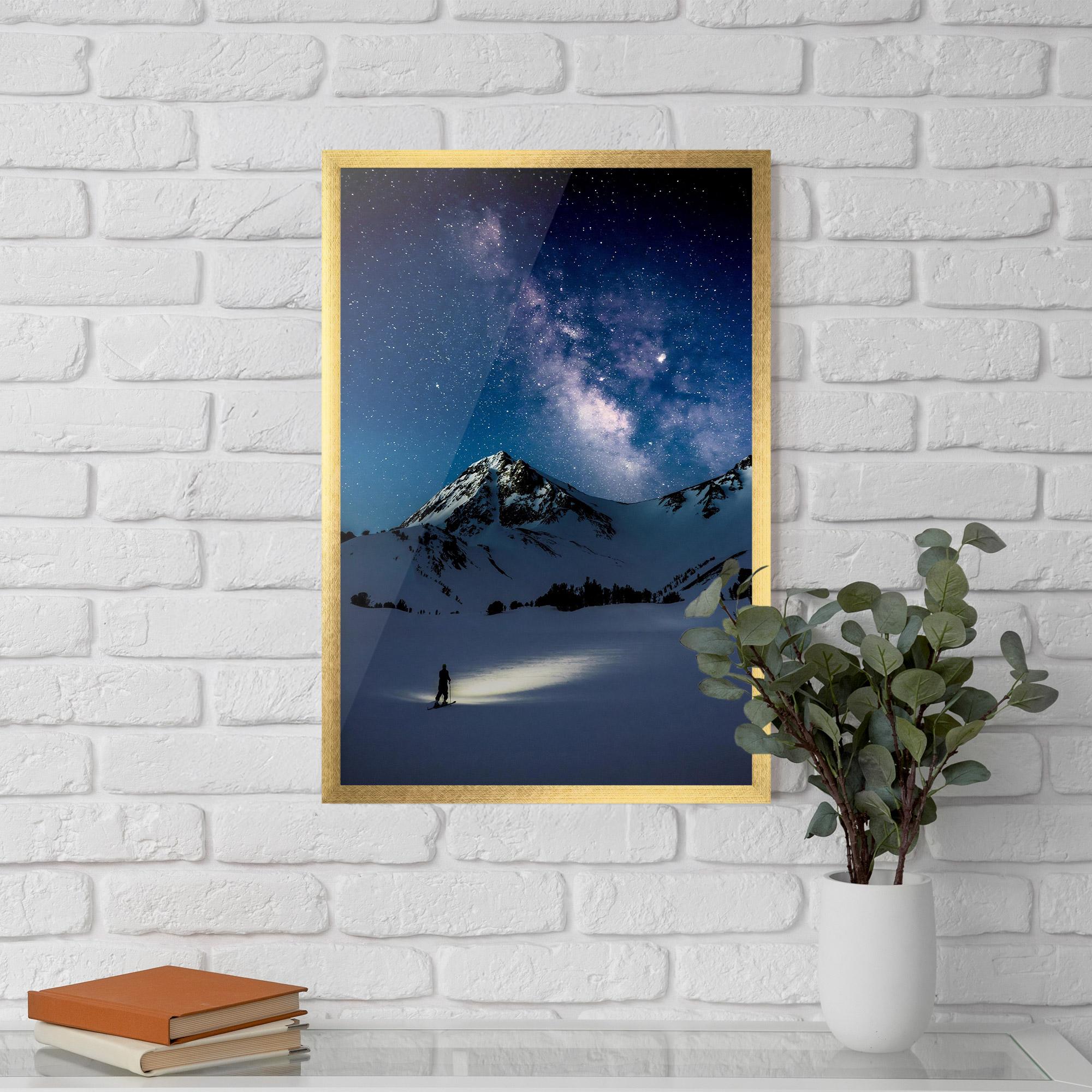 Gerahmte Poster Pretty Sky Winter mockup 5