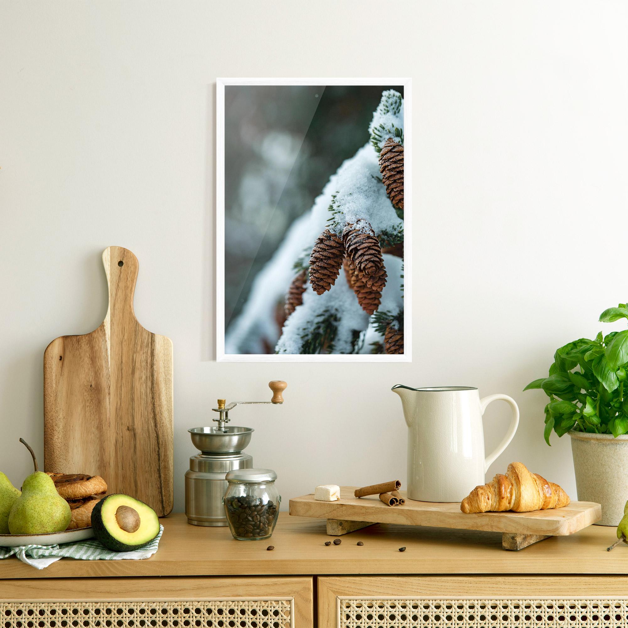 Gerahmte Poster Pretty Snow Cones mockup 8