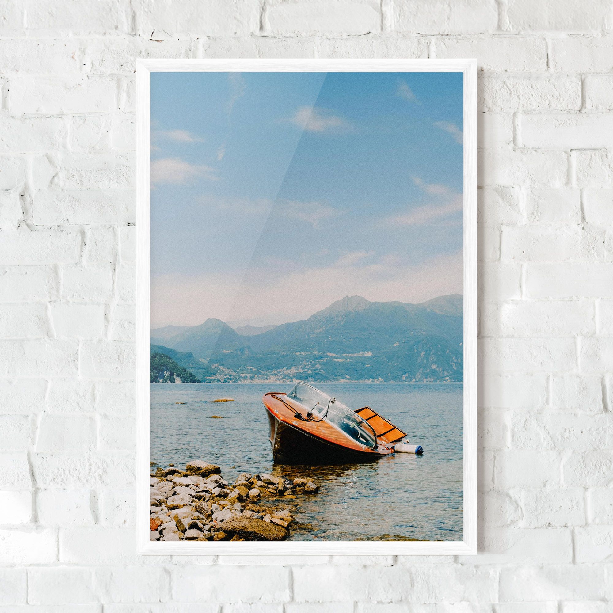 Boat On The Lake mockup 0