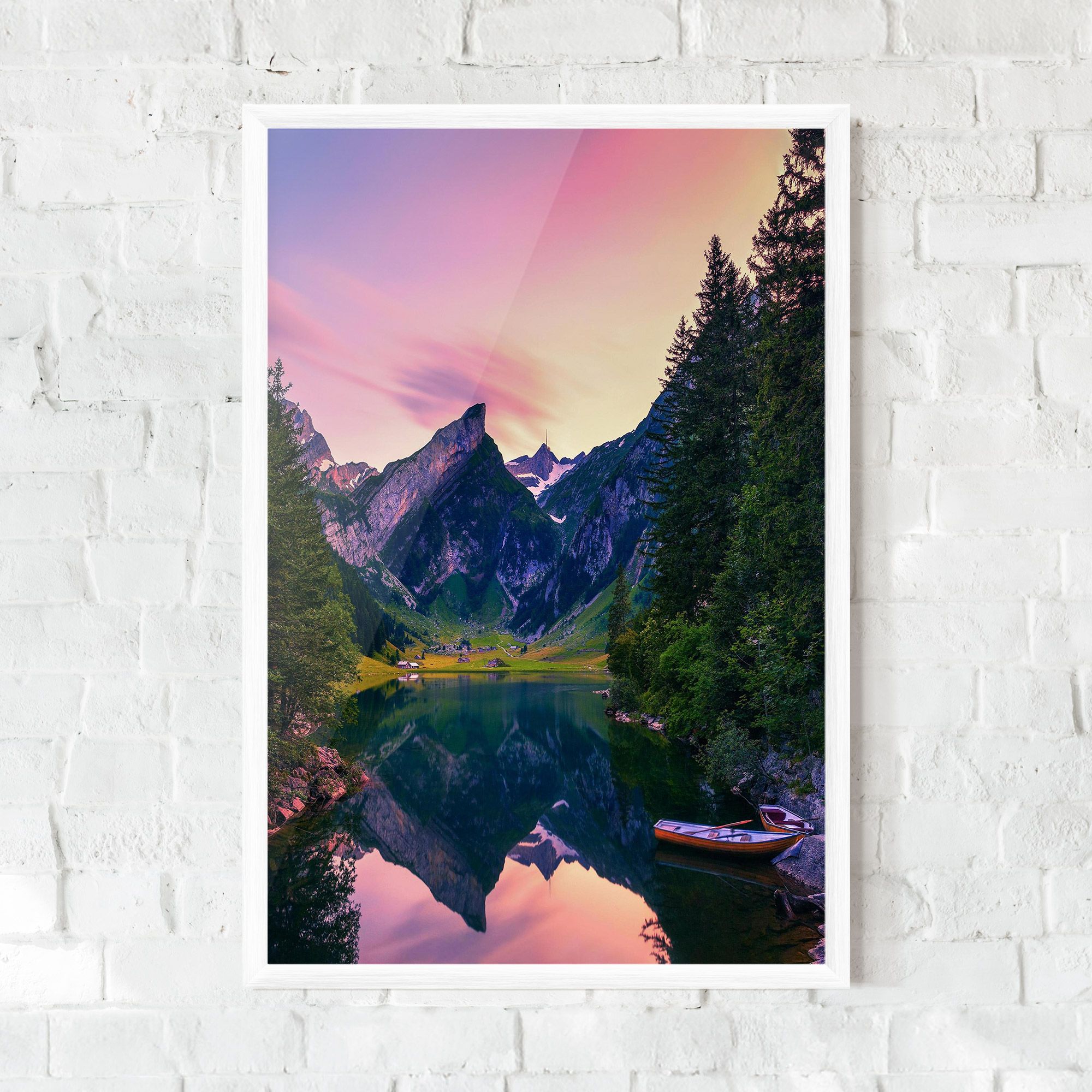 Purple Sunset Lake mockup 0
