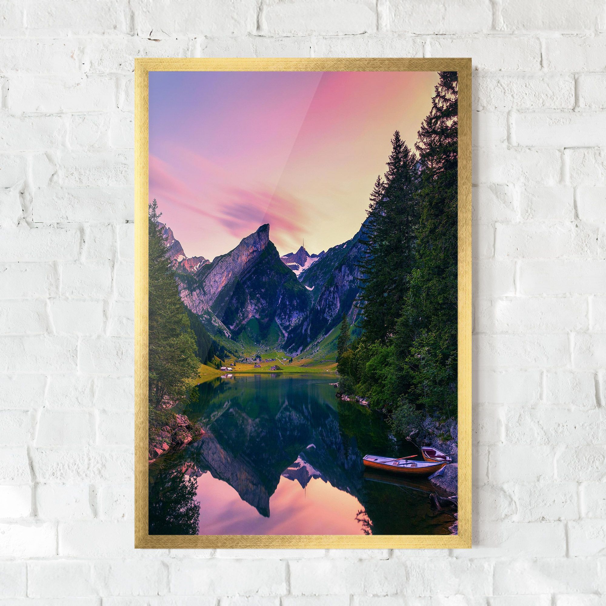 Purple Sunset Lake mockup 0