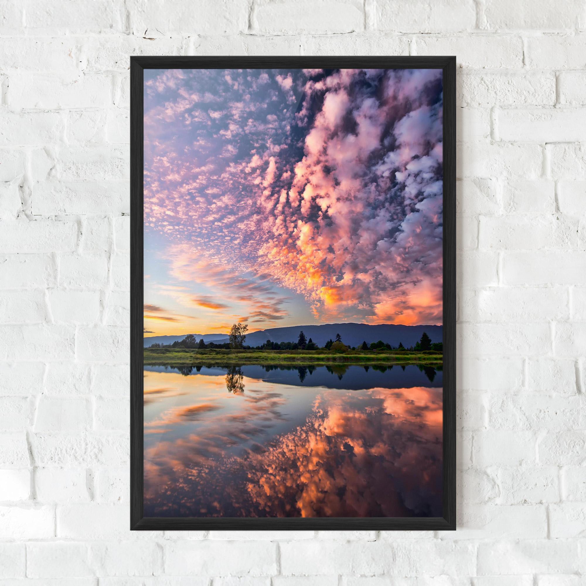 Gerahmte Poster Beautiful Sky mockup 0