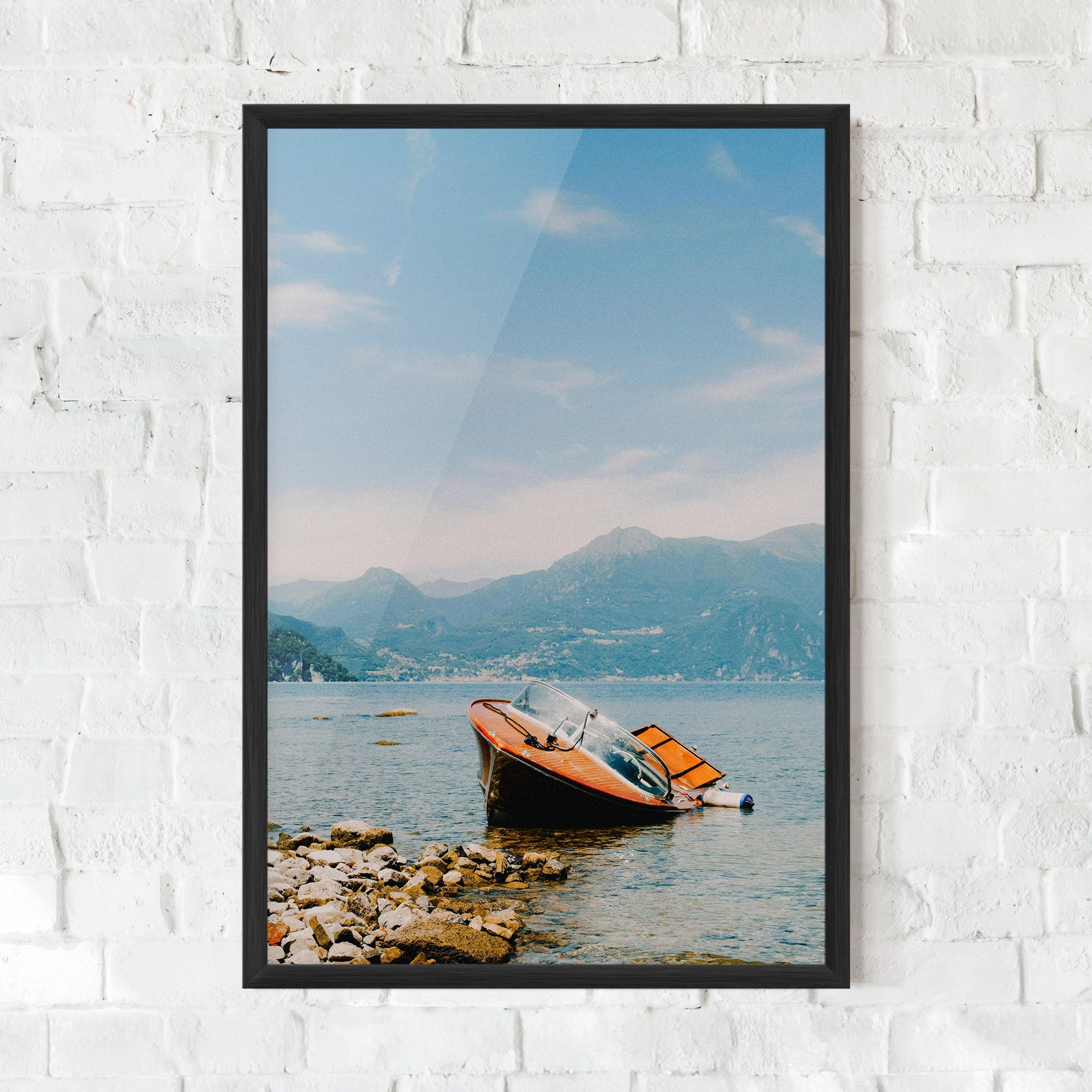 Boat On The Lake mockup 0