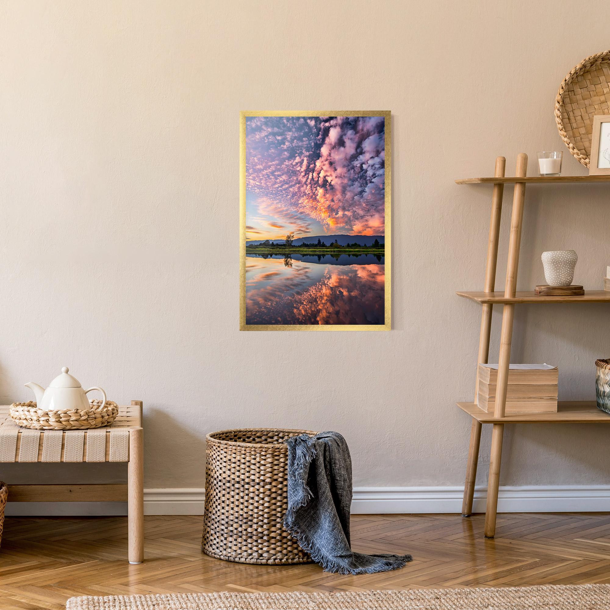 Gerahmte Poster Beautiful Sky mockup 9