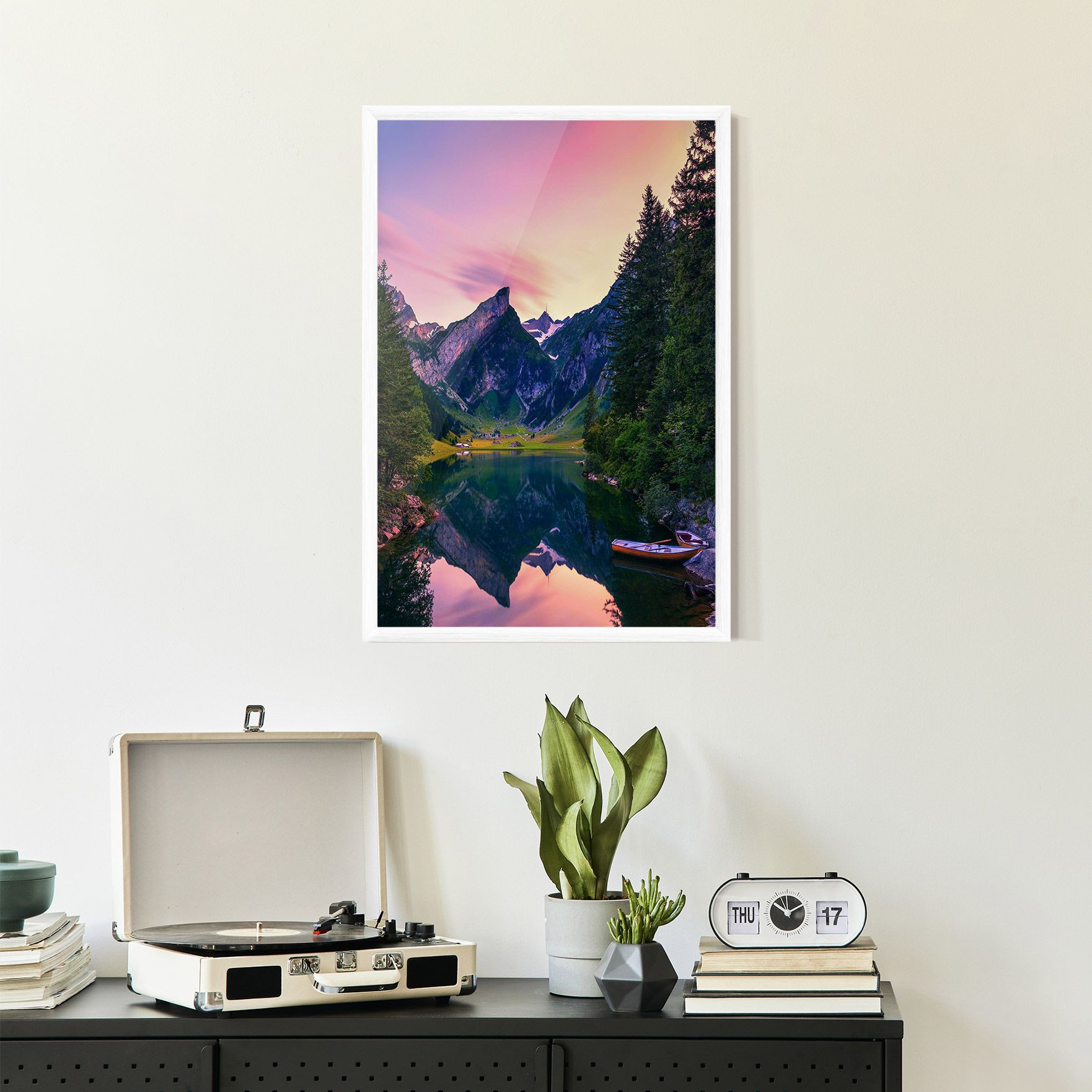 Purple Sunset Lake mockup 2