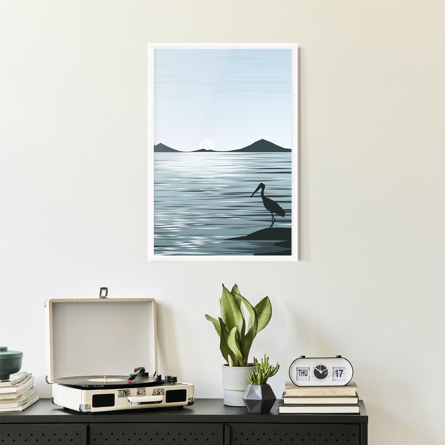 Gerahmte Poster Sparkling Lake mockup 2