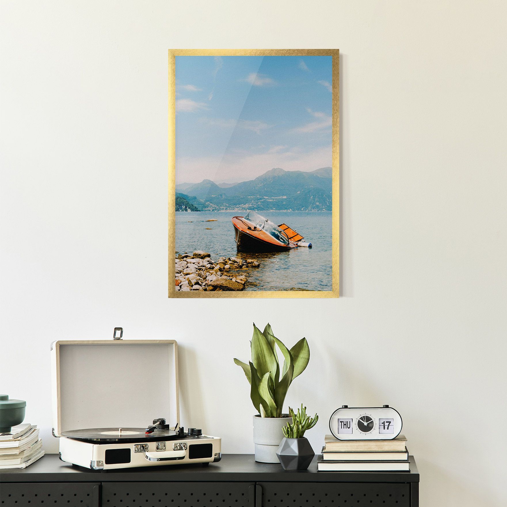 Boat On The Lake mockup 2