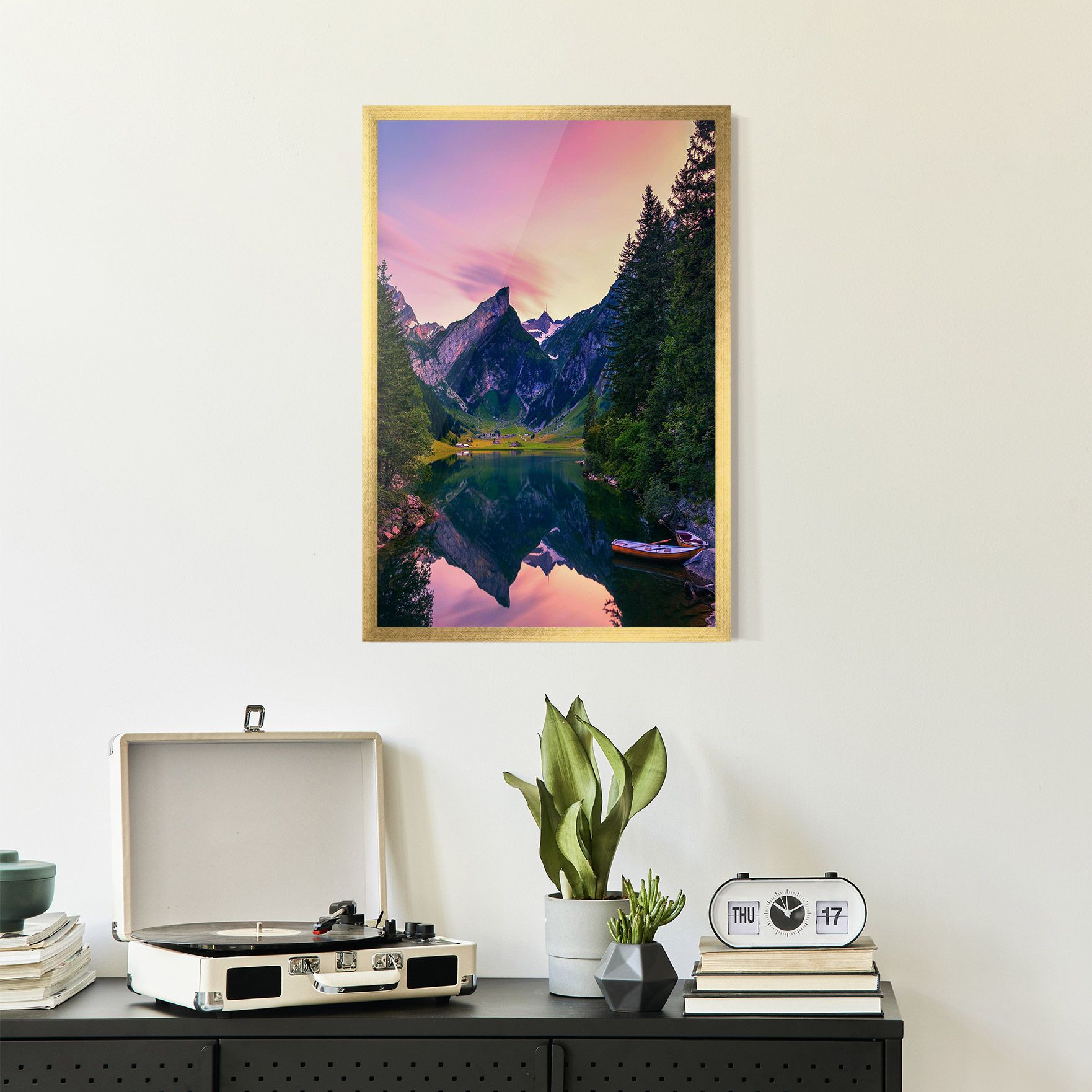 Purple Sunset Lake mockup 2