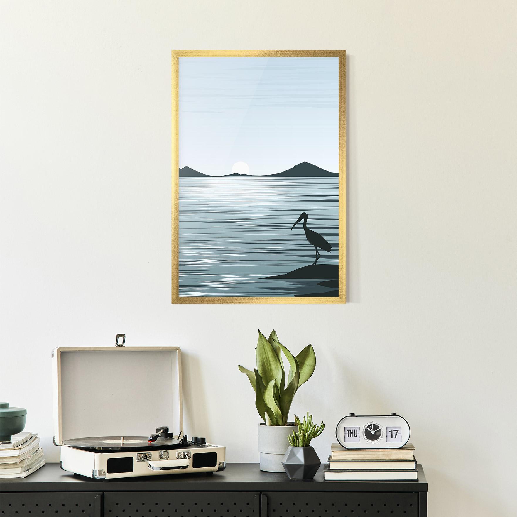 Gerahmte Poster Sparkling Lake mockup 2