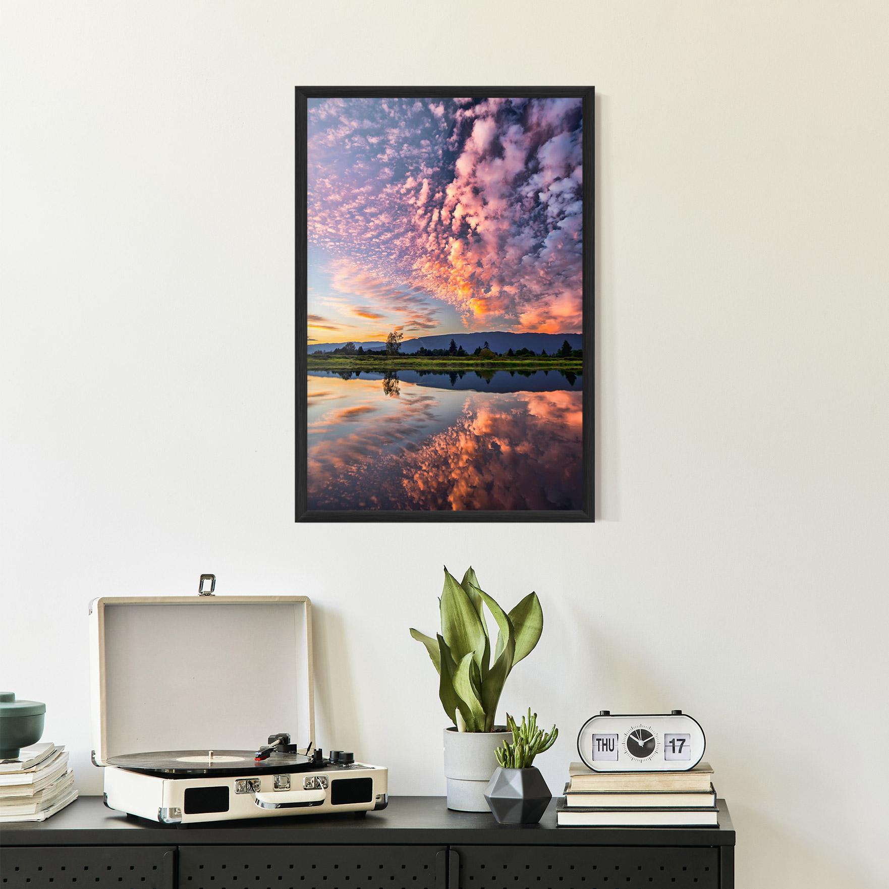Gerahmte Poster Beautiful Sky mockup 2