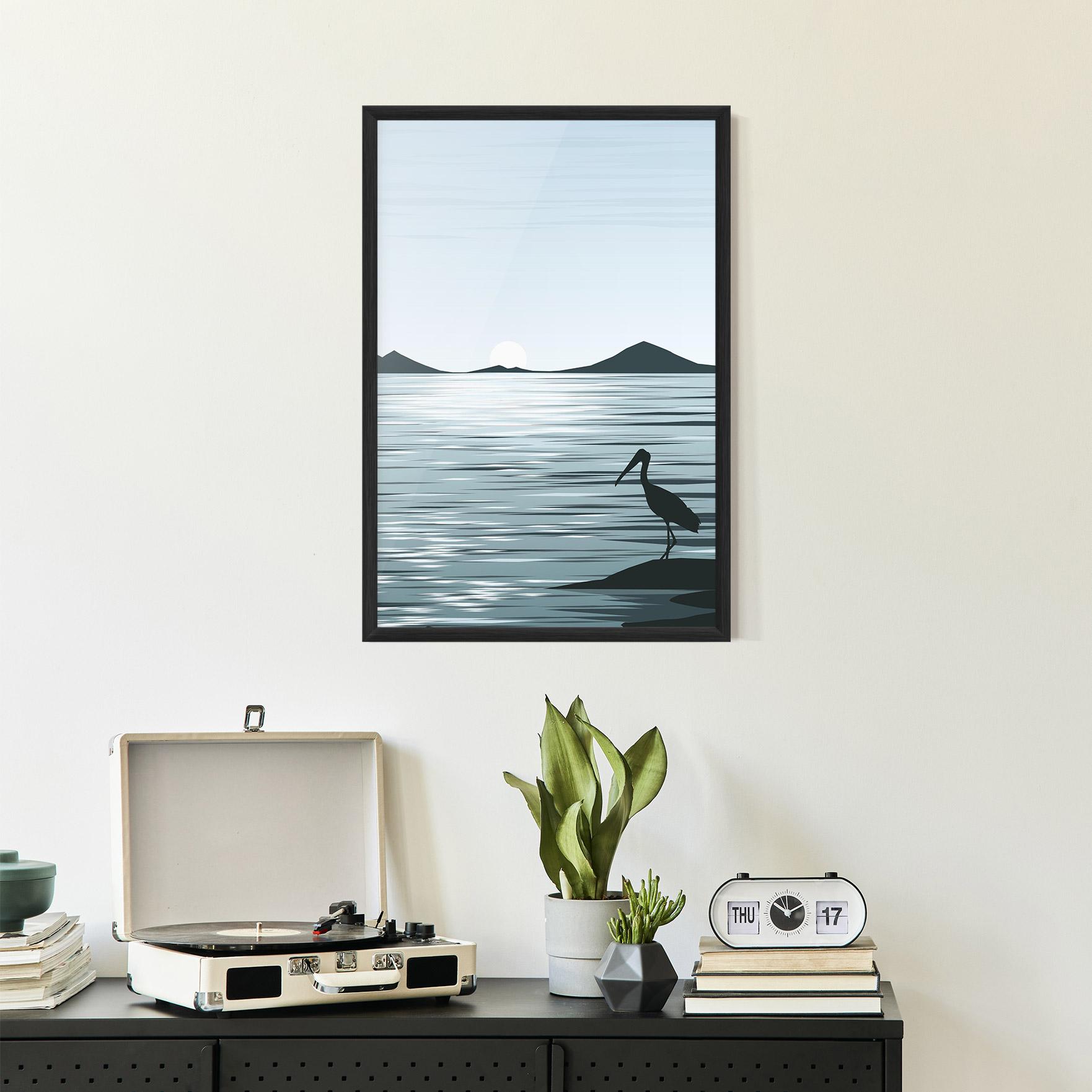 Gerahmte Poster Sparkling Lake mockup 2