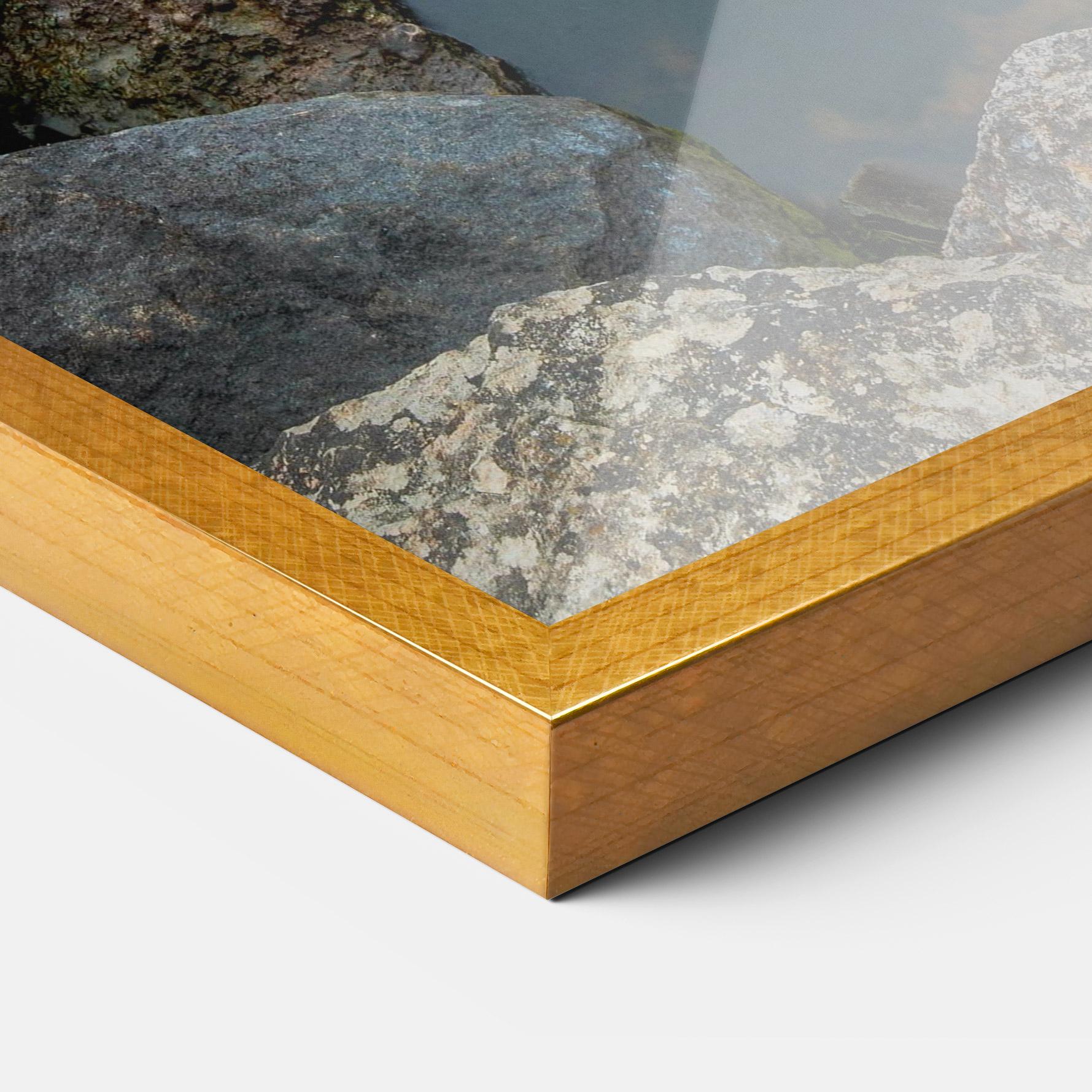 Gerahmte Poster Lake Sunset mockup 3