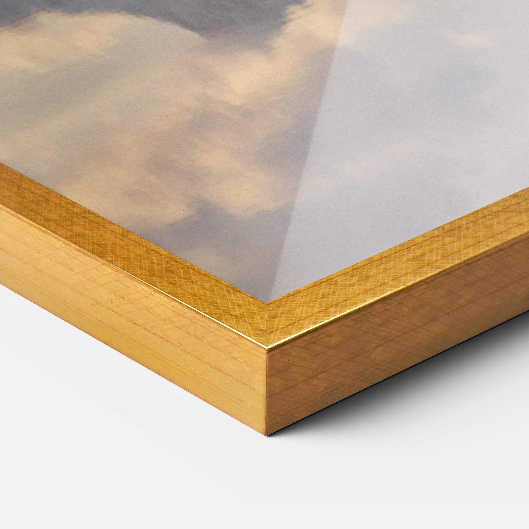 Gerahmte Poster Pretty Light Lake mockup 3