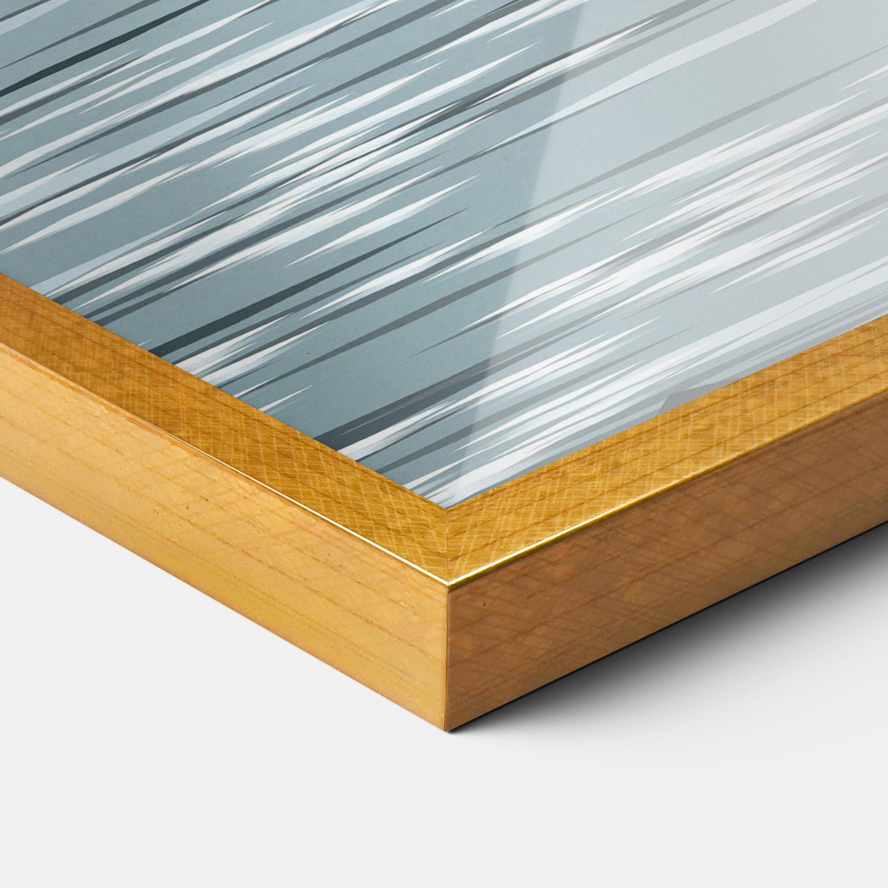 Gerahmte Poster Sparkling Lake mockup 3