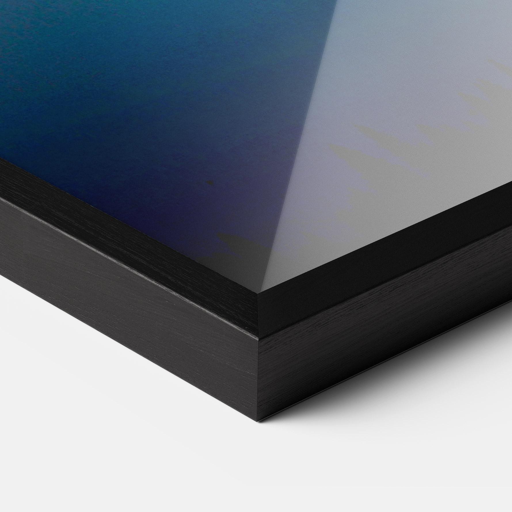 Gerahmte Poster Blue Sky Lake mockup 3