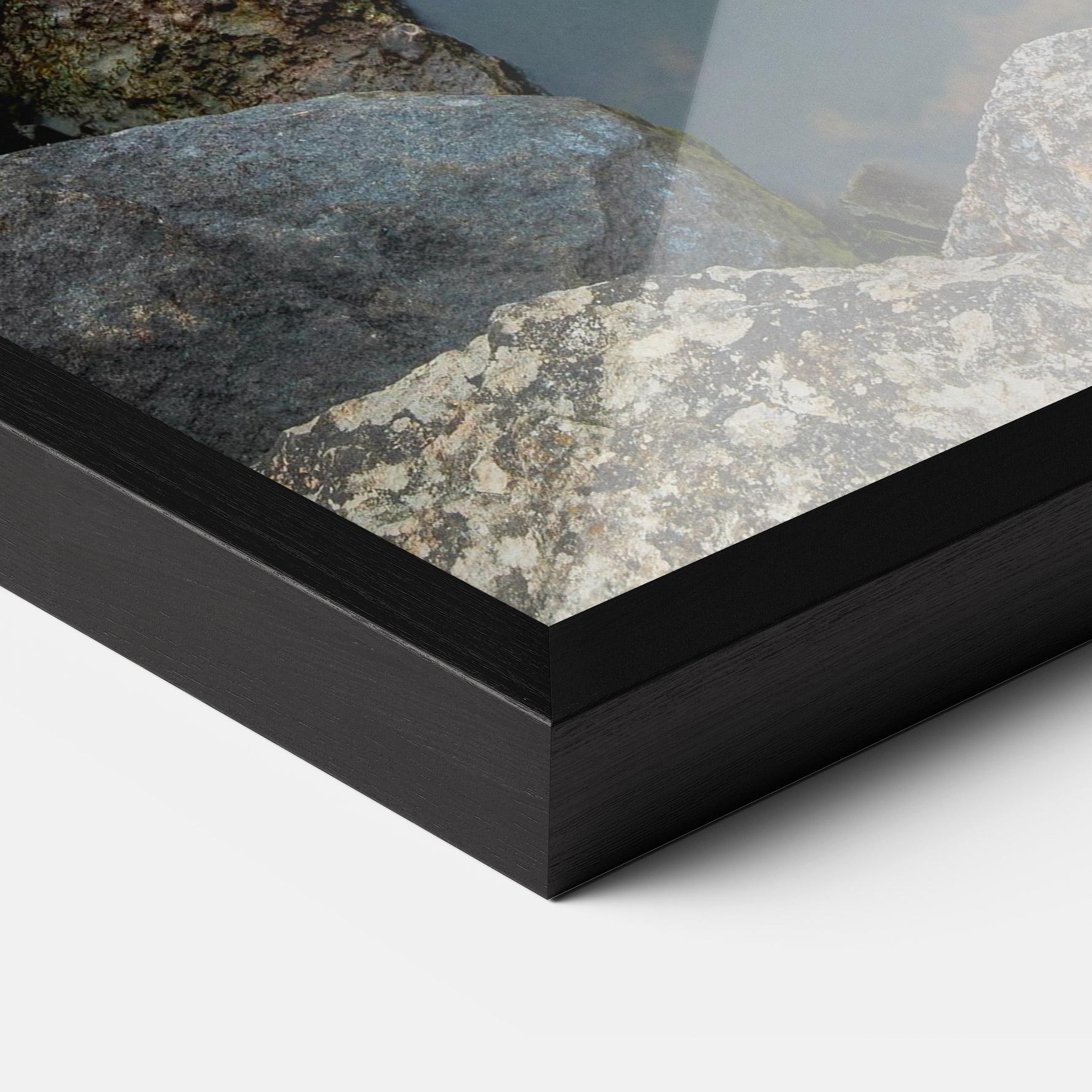 Gerahmte Poster Lake Sunset mockup 3