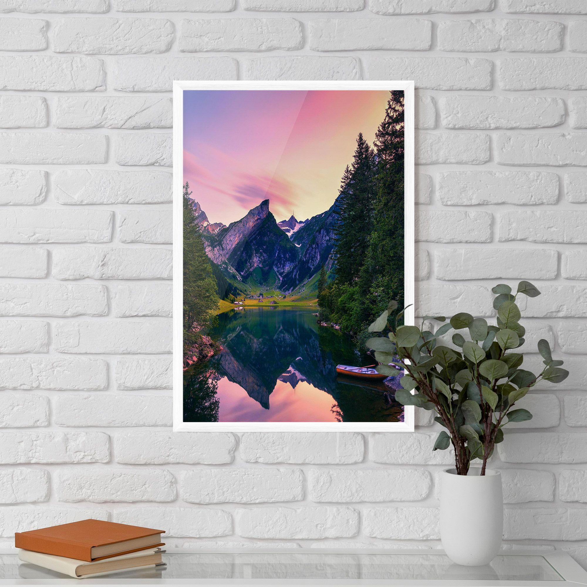 Purple Sunset Lake mockup 5