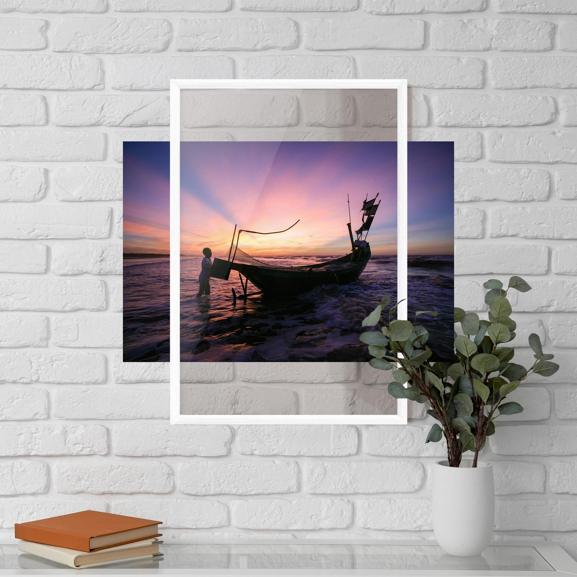 Gerahmte Poster Sailor At Dawn mockup 5