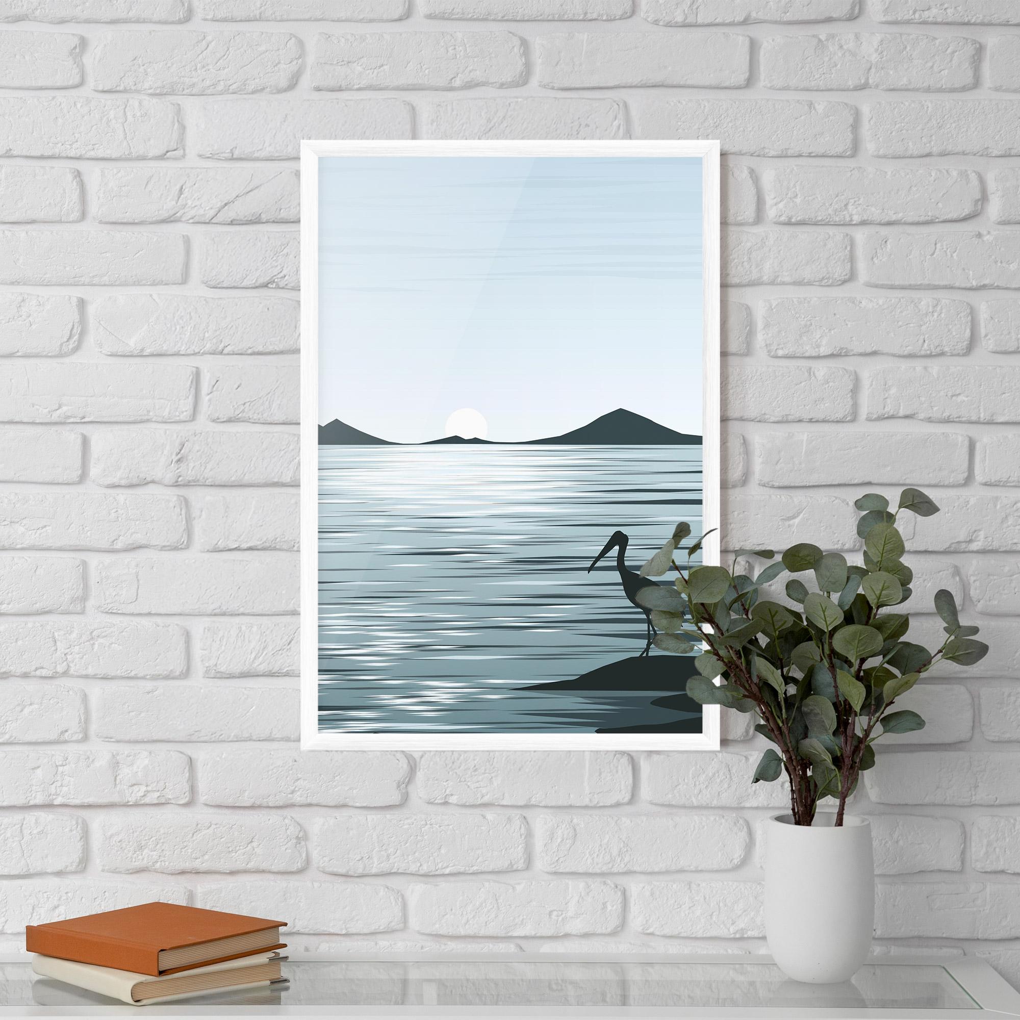 Gerahmte Poster Sparkling Lake mockup 5