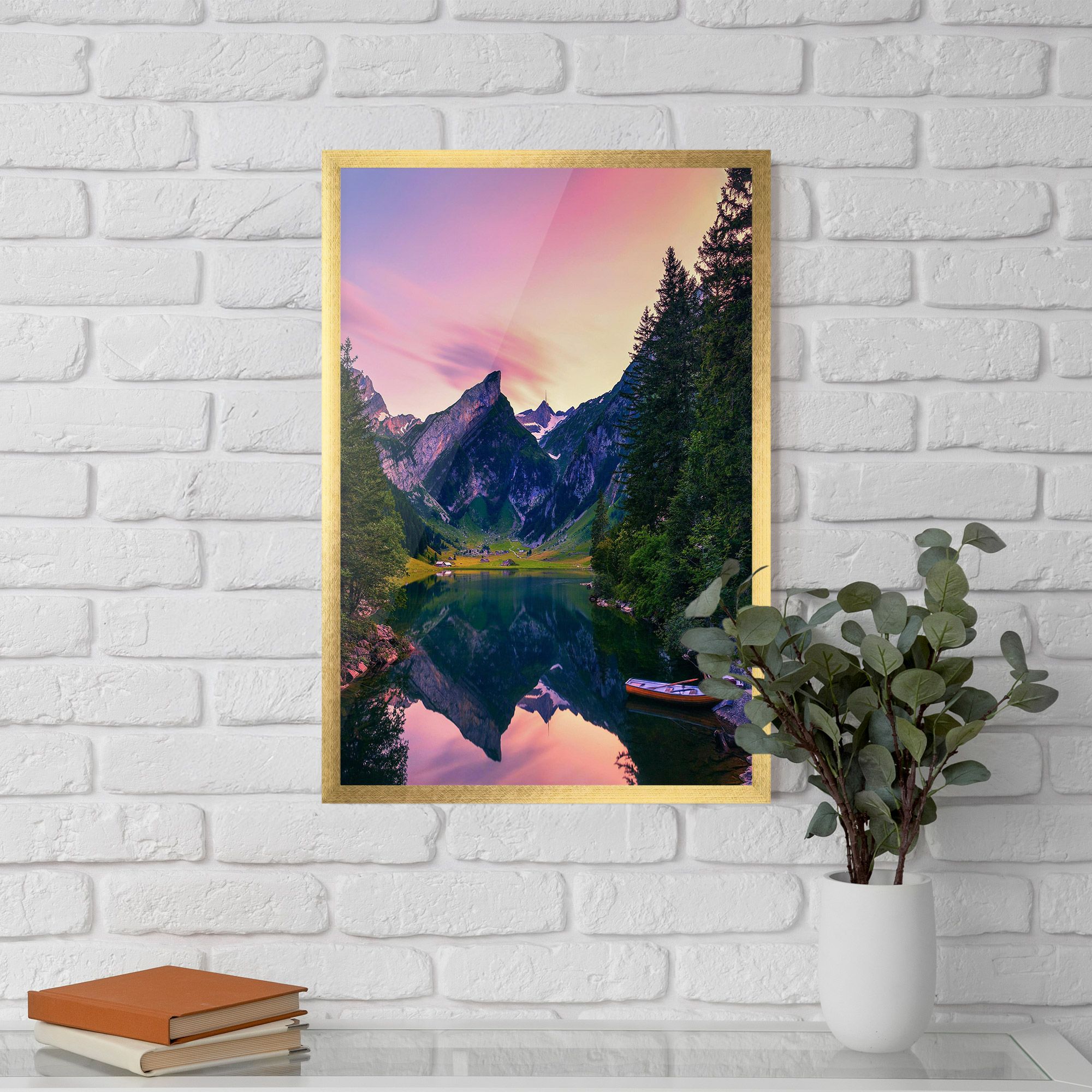Purple Sunset Lake mockup 5