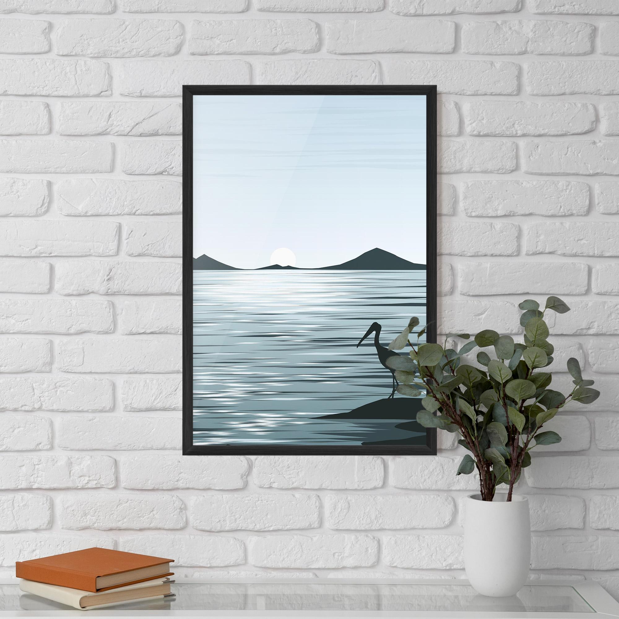 Gerahmte Poster Sparkling Lake mockup 5