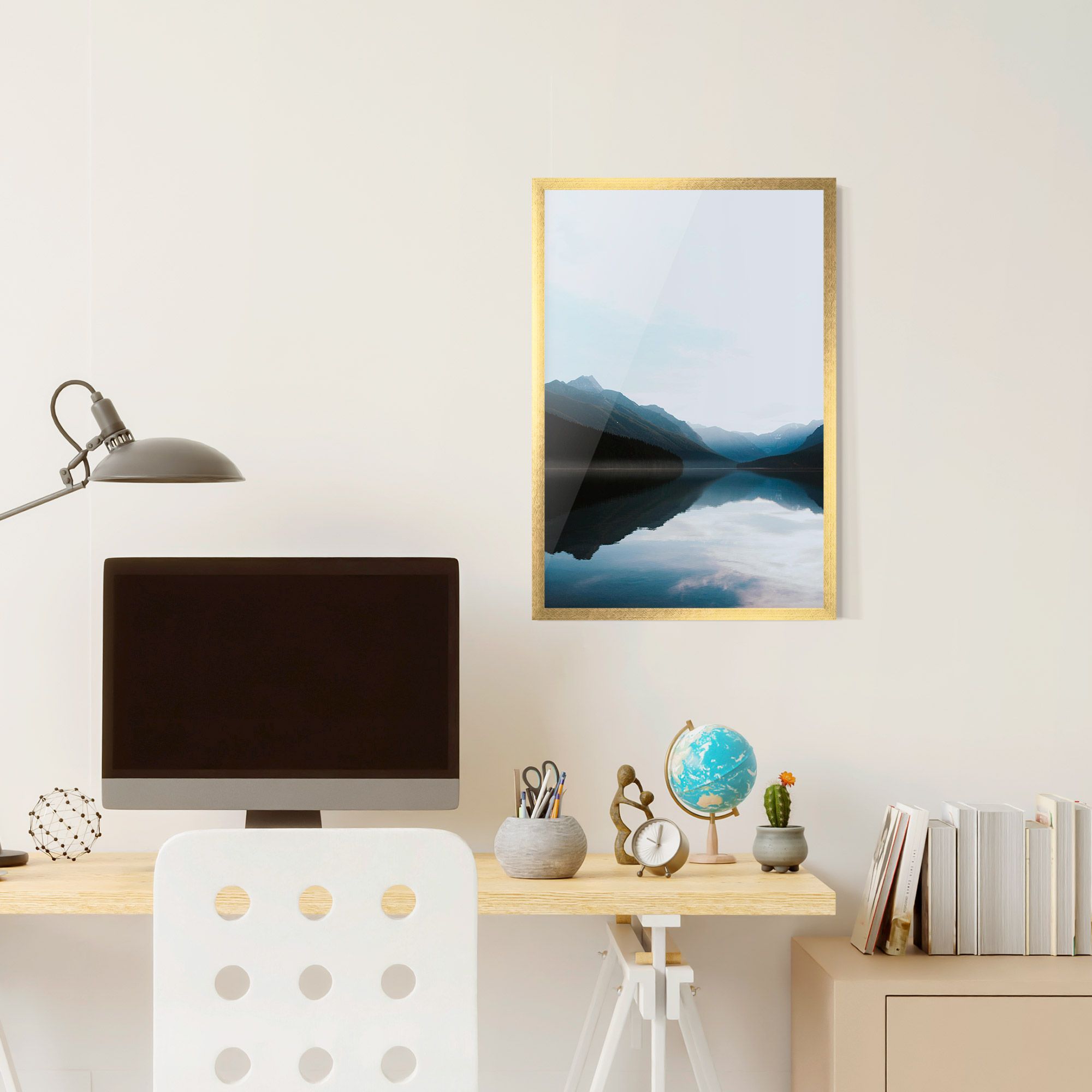 Foggy Blue Light mockup 6