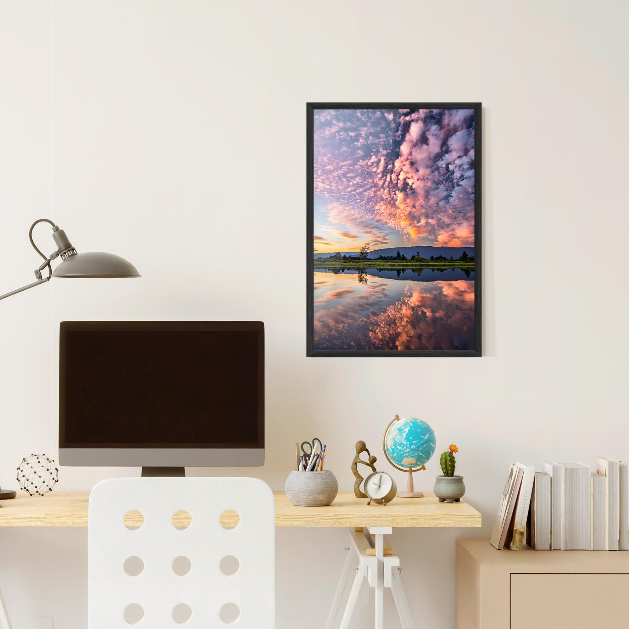 Gerahmte Poster Beautiful Sky mockup 6