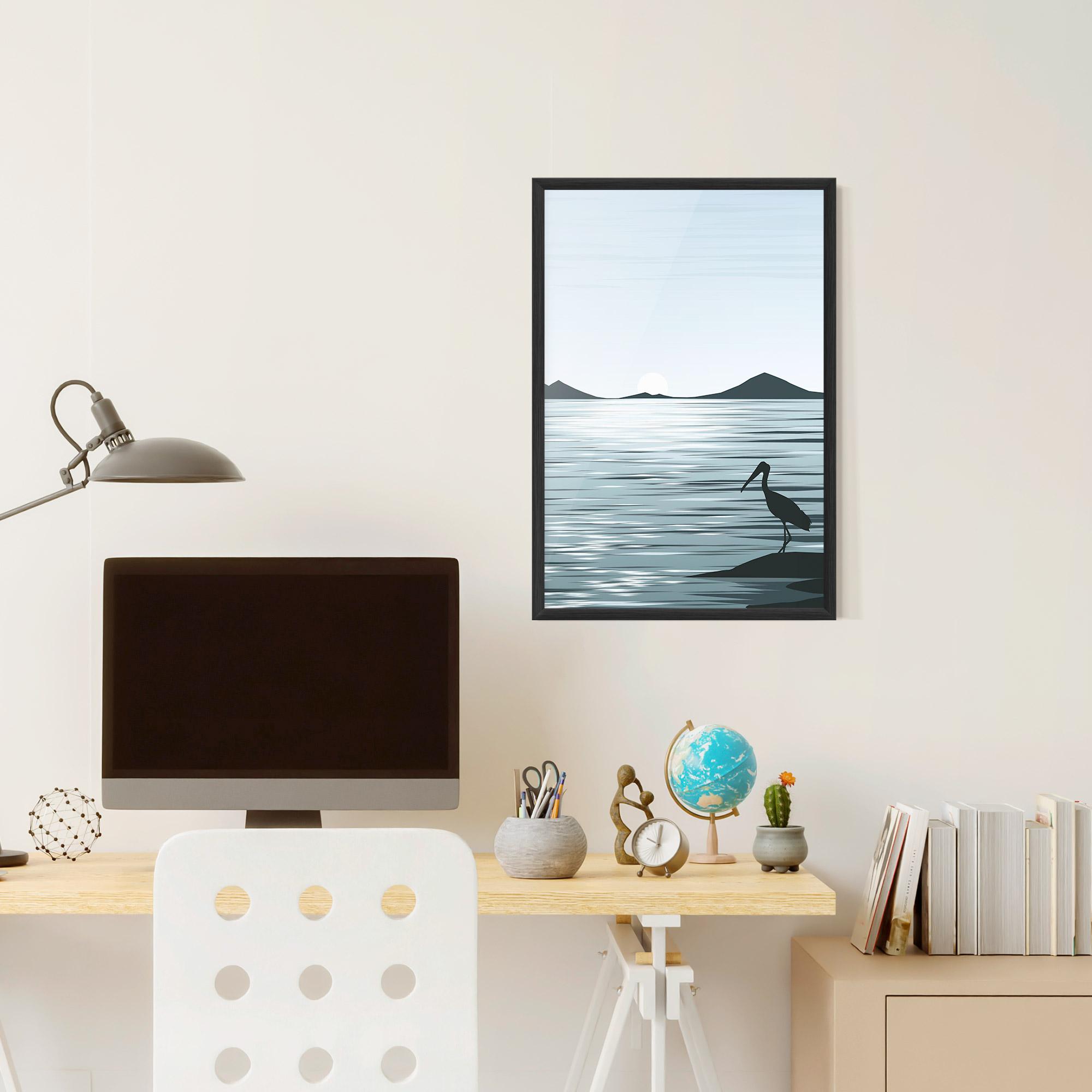 Gerahmte Poster Sparkling Lake mockup 6
